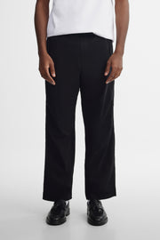 Pantalon parachute taille élastique - Homme && NOIR