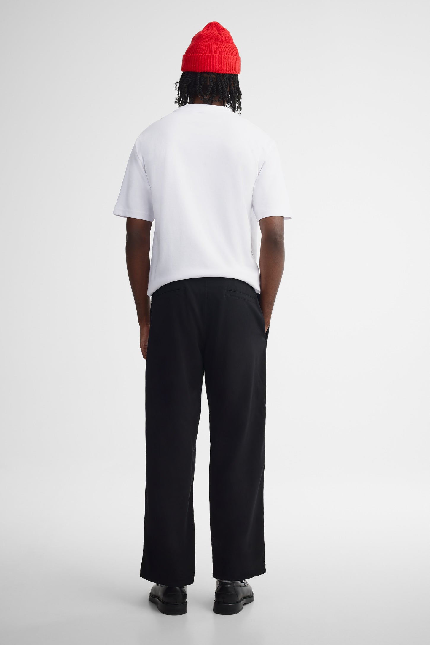 Pantalon parachute taille élastique - Homme && NOIR