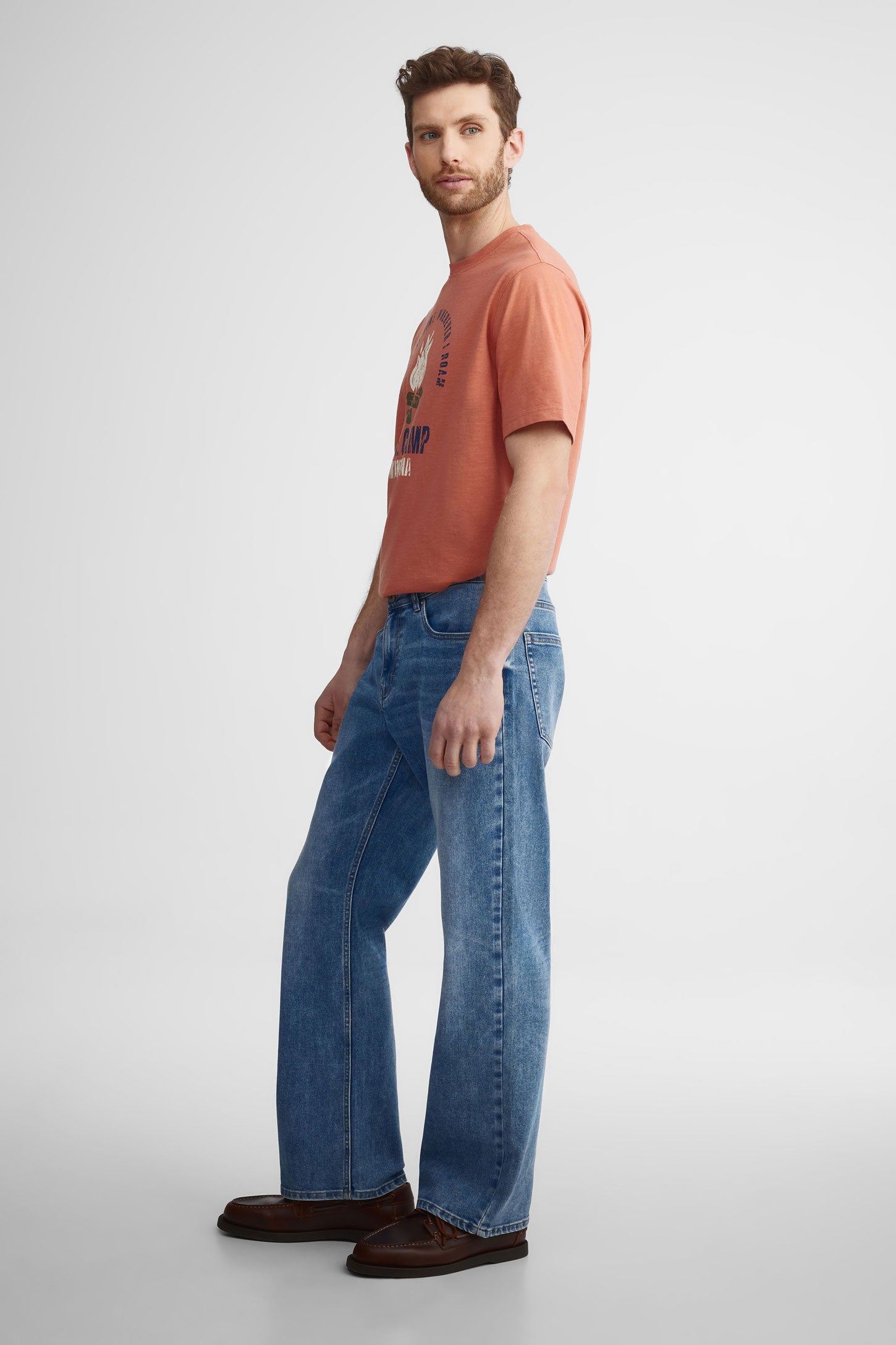 Jeans ''Bootcut'' 32'' - Homme && BLEU PALE