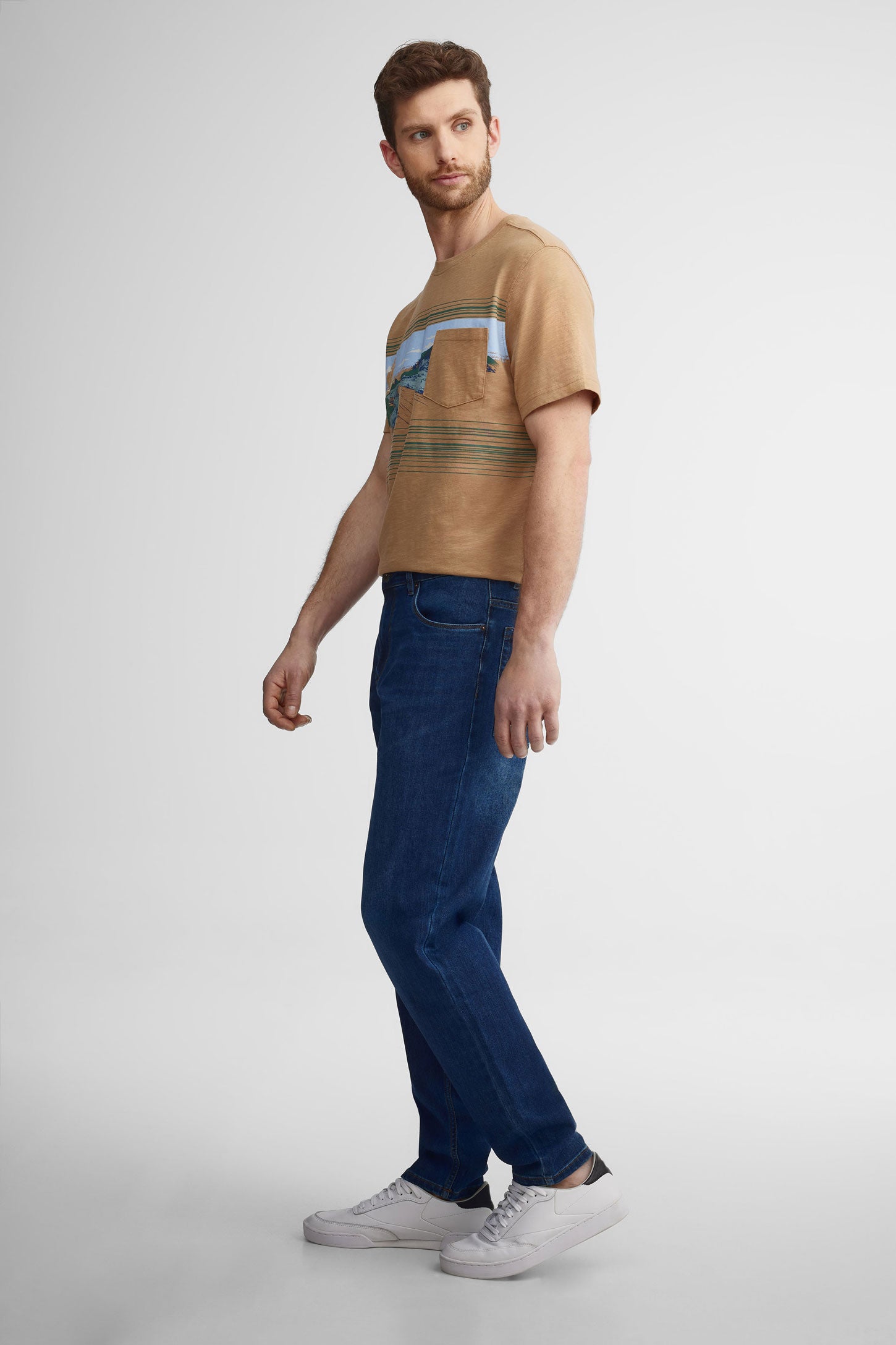 Jeans jambe fuselée 32'' - Homme && INDIGO