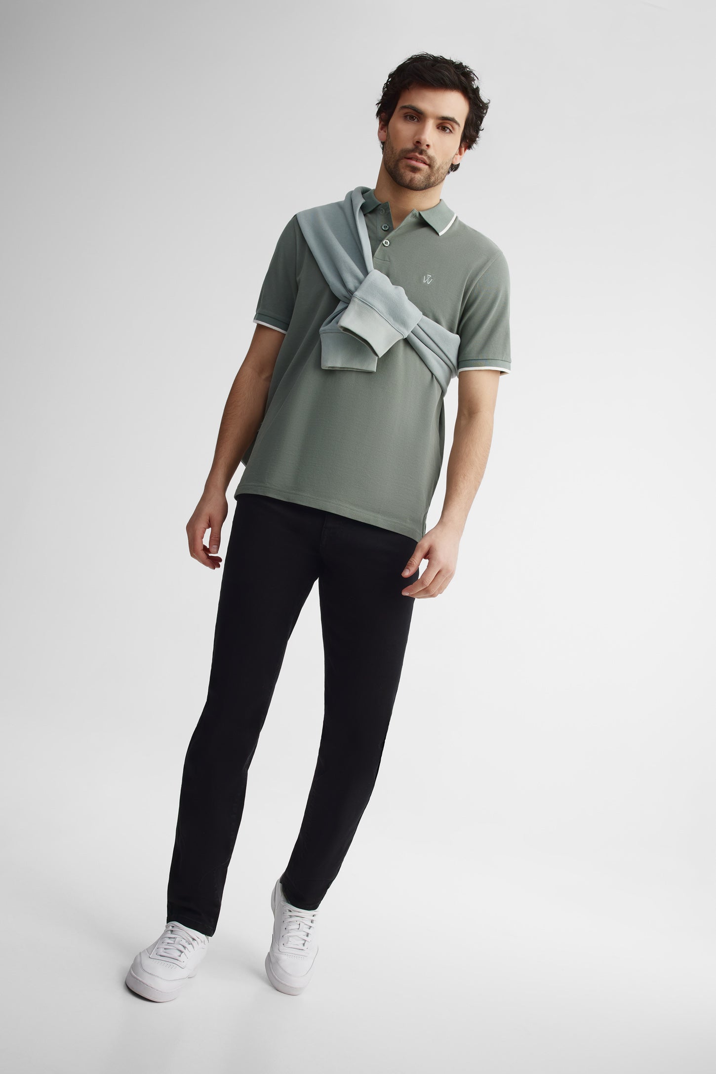 Jeans jambe fuselée - Homme && NOIR