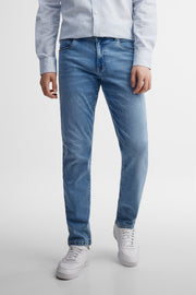 Jeans jambe fuselée - Homme && BLEU PALE