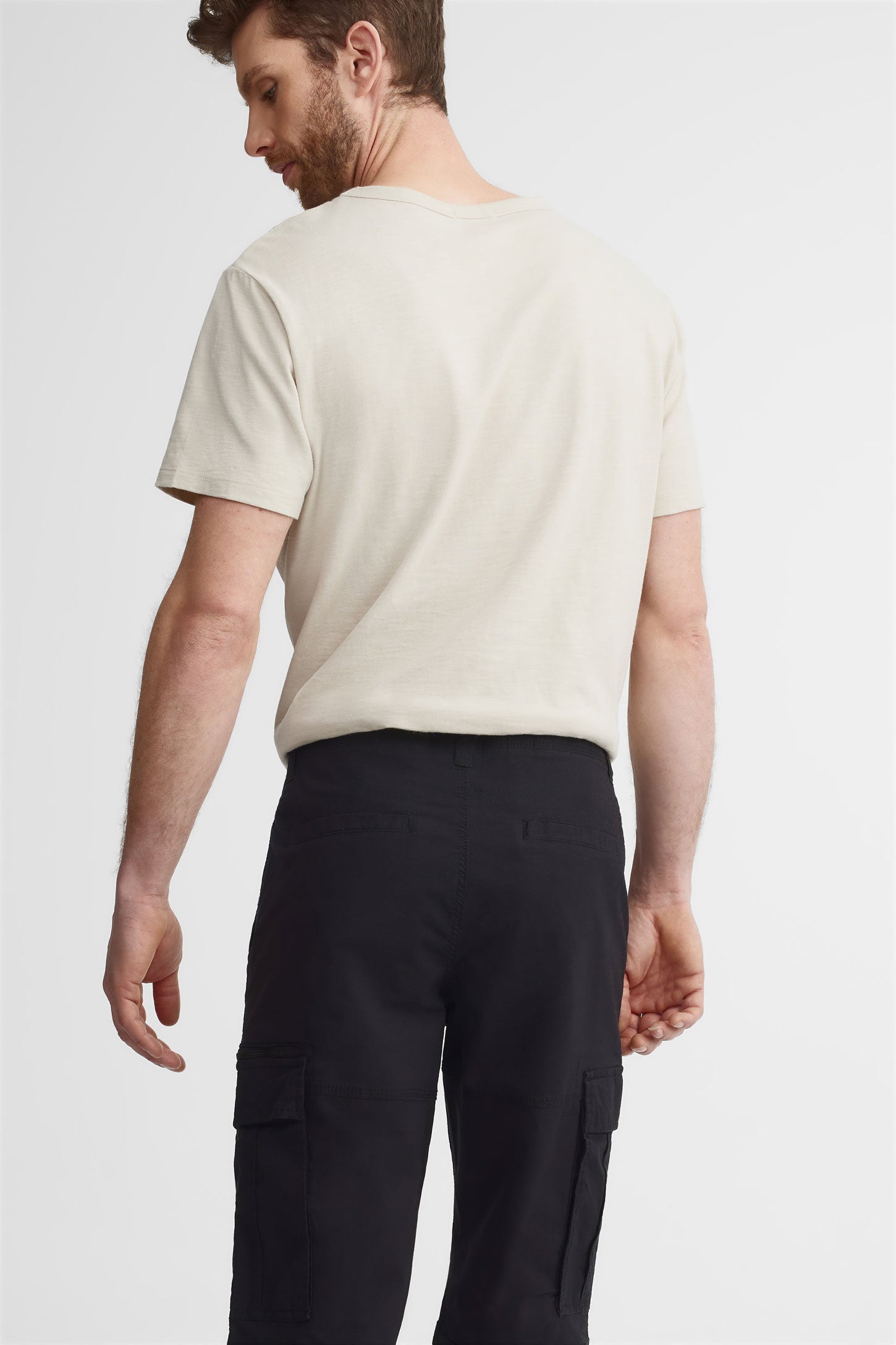 Short cargo en twill - Homme && NOIR