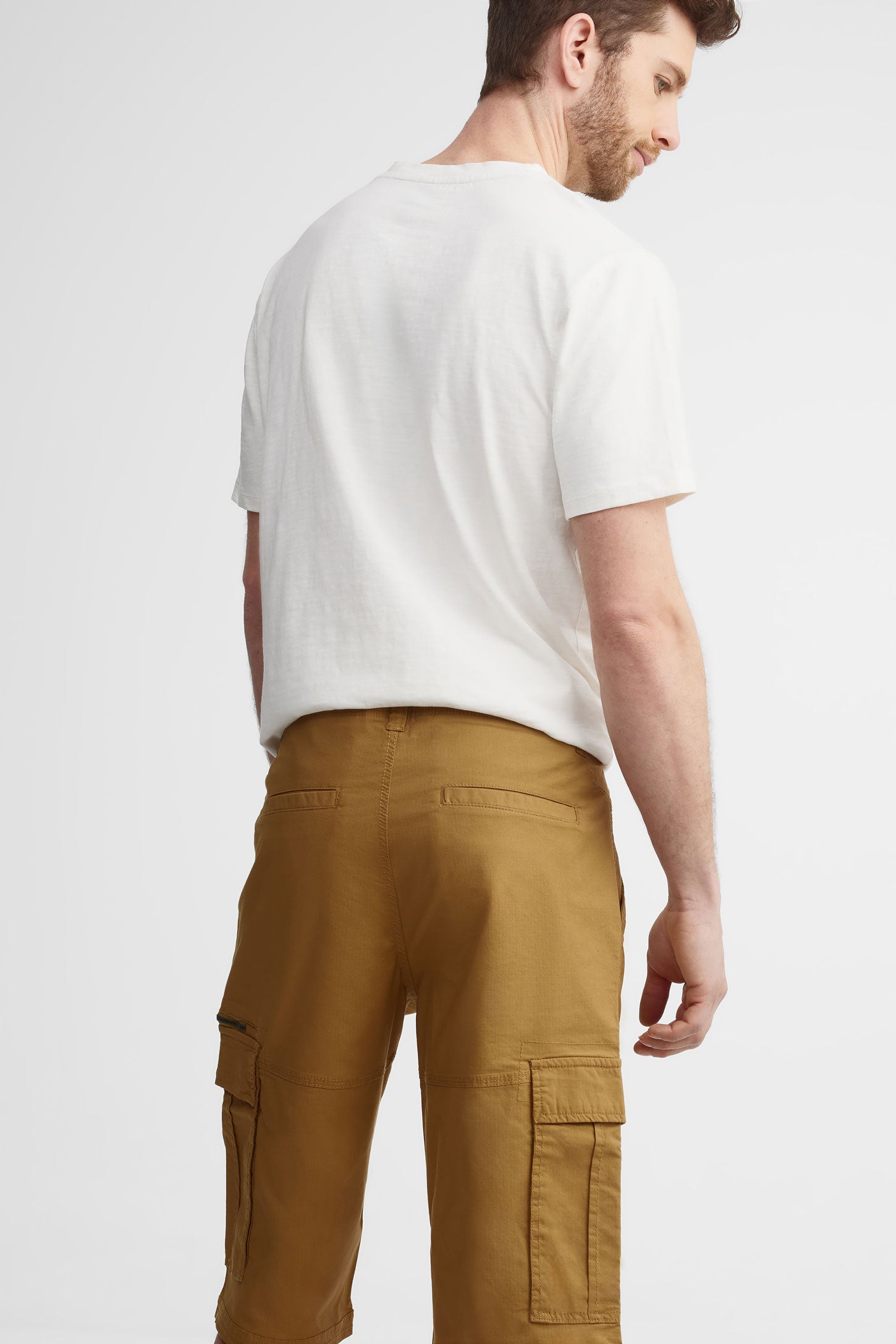 Short cargo en twill - Homme && BEIGE
