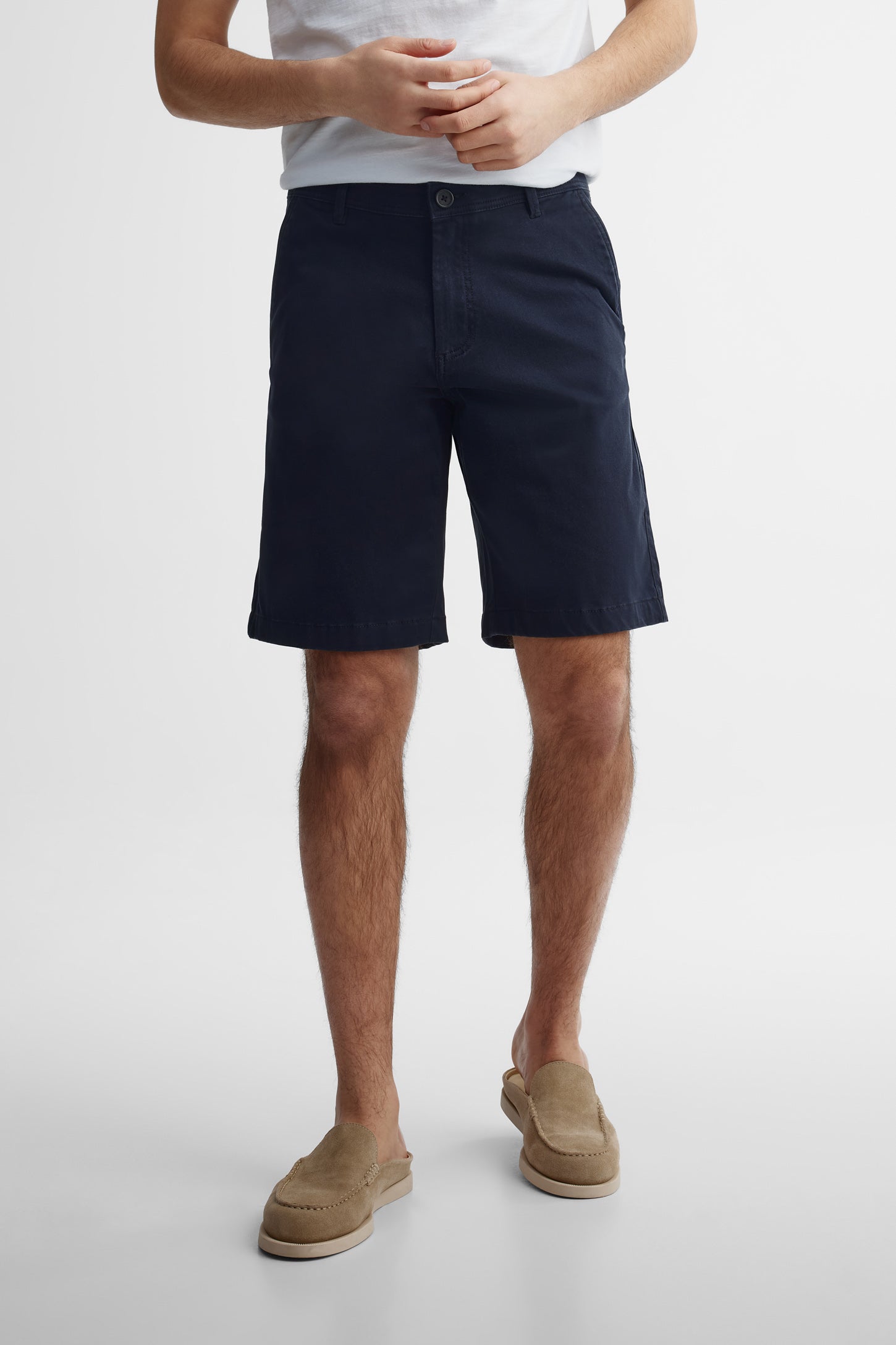 Short 5 poches en twill - Homme && MARIN