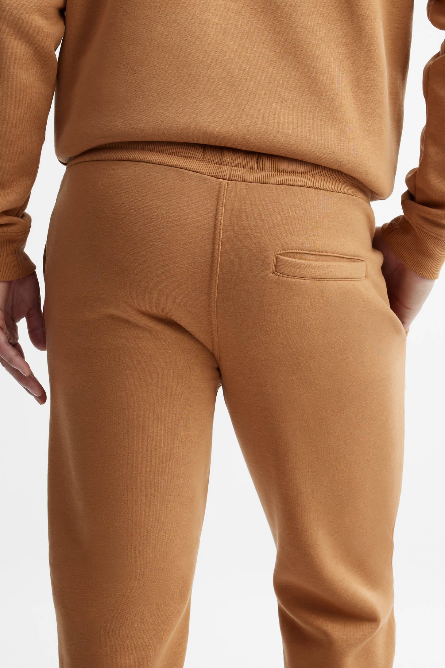Pantalon jogger ouaté - Homme && BRUN