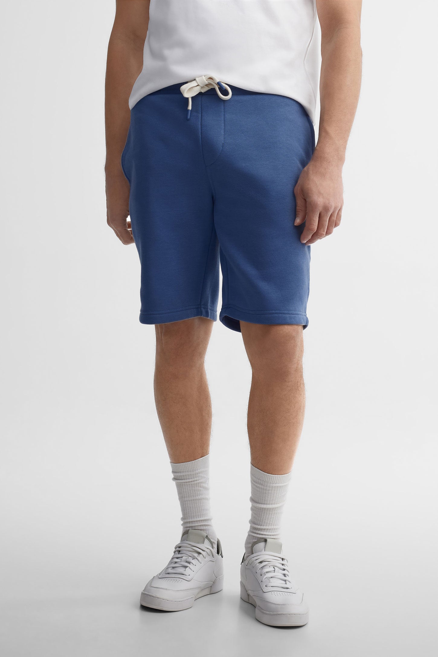 Short coton ouaté - Homme && BLEU