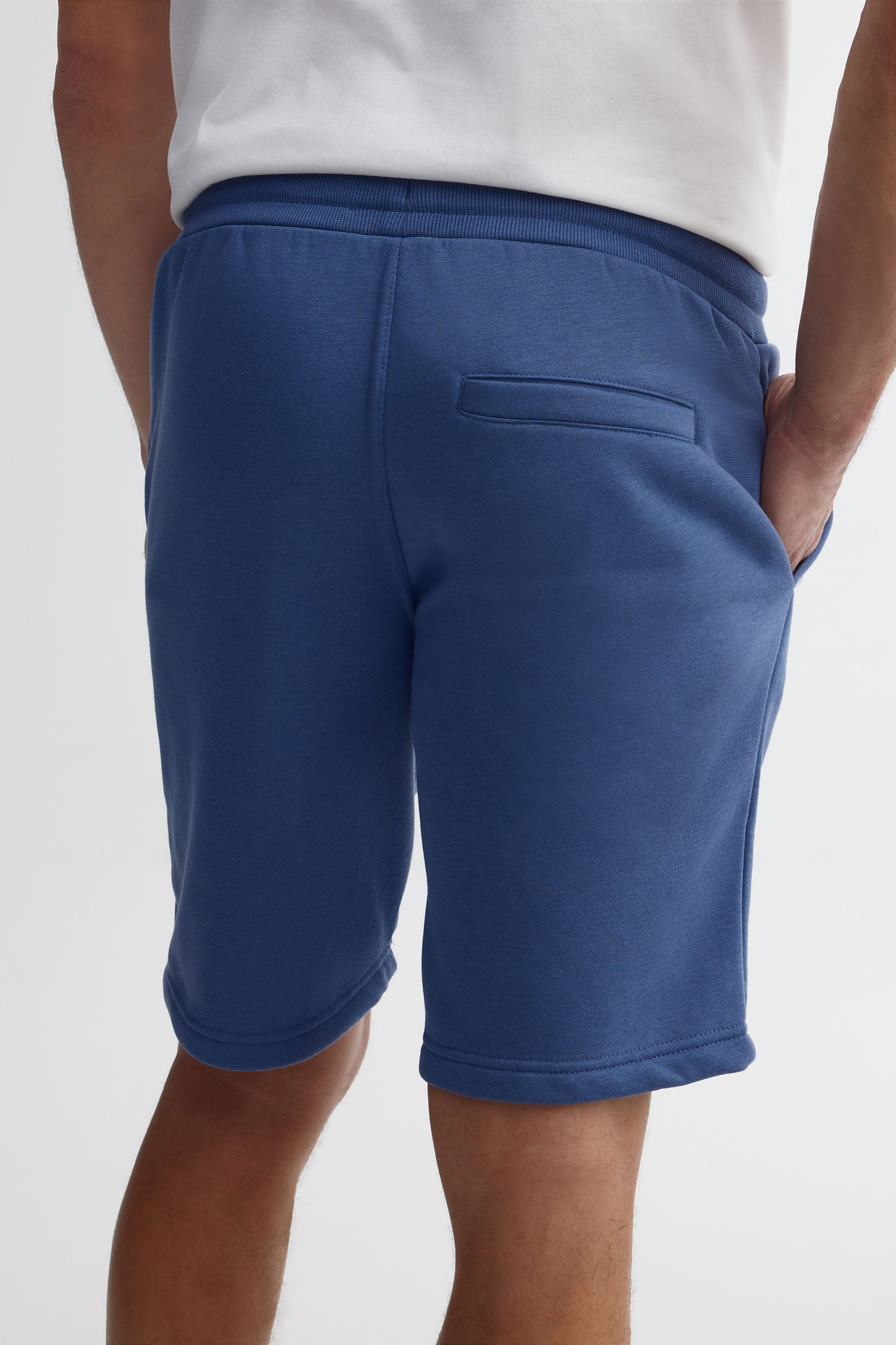Short coton ouaté - Homme && BLEU