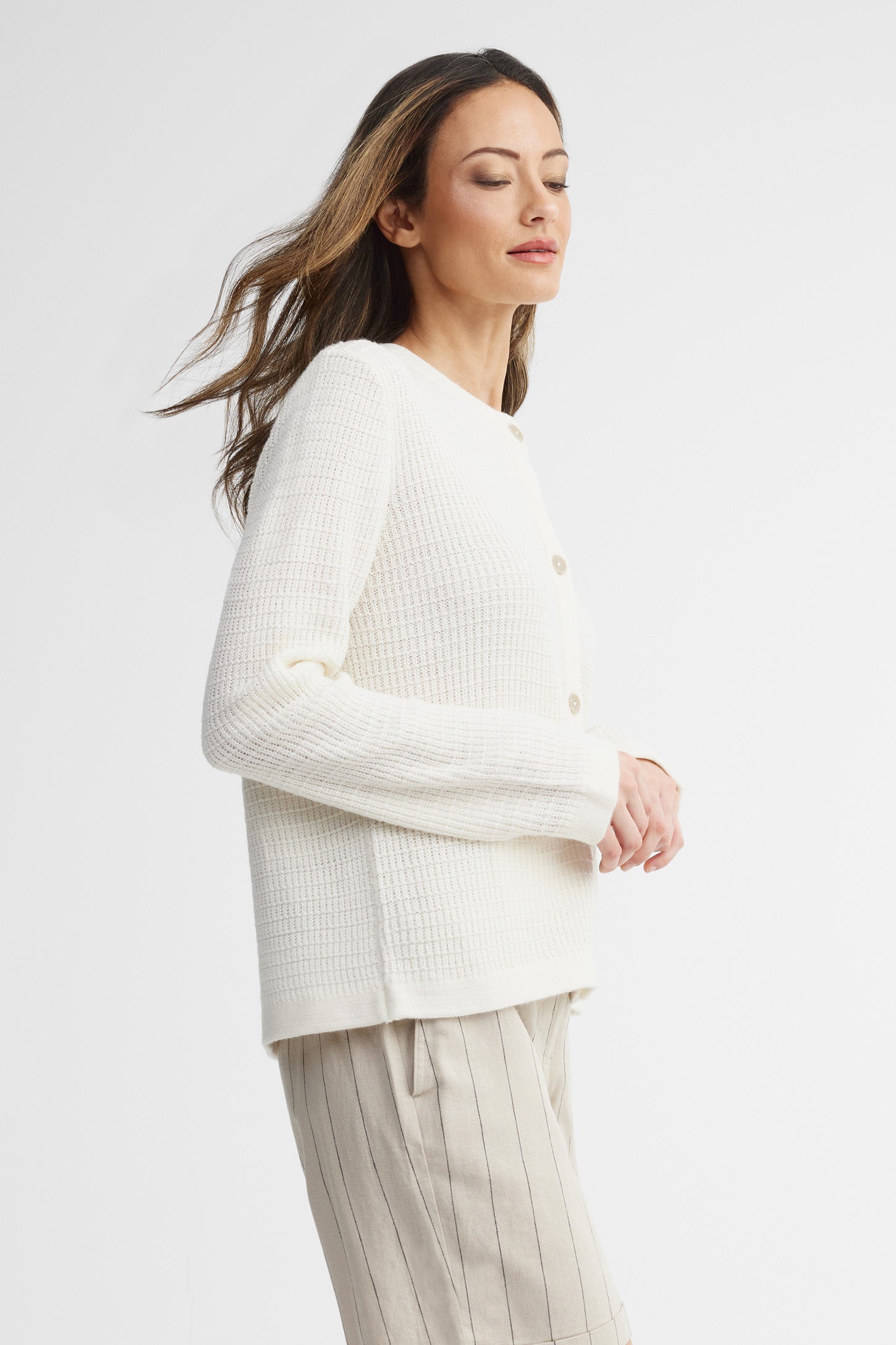 Cardigan Femme Tom Tailor - Coton Et Viscose