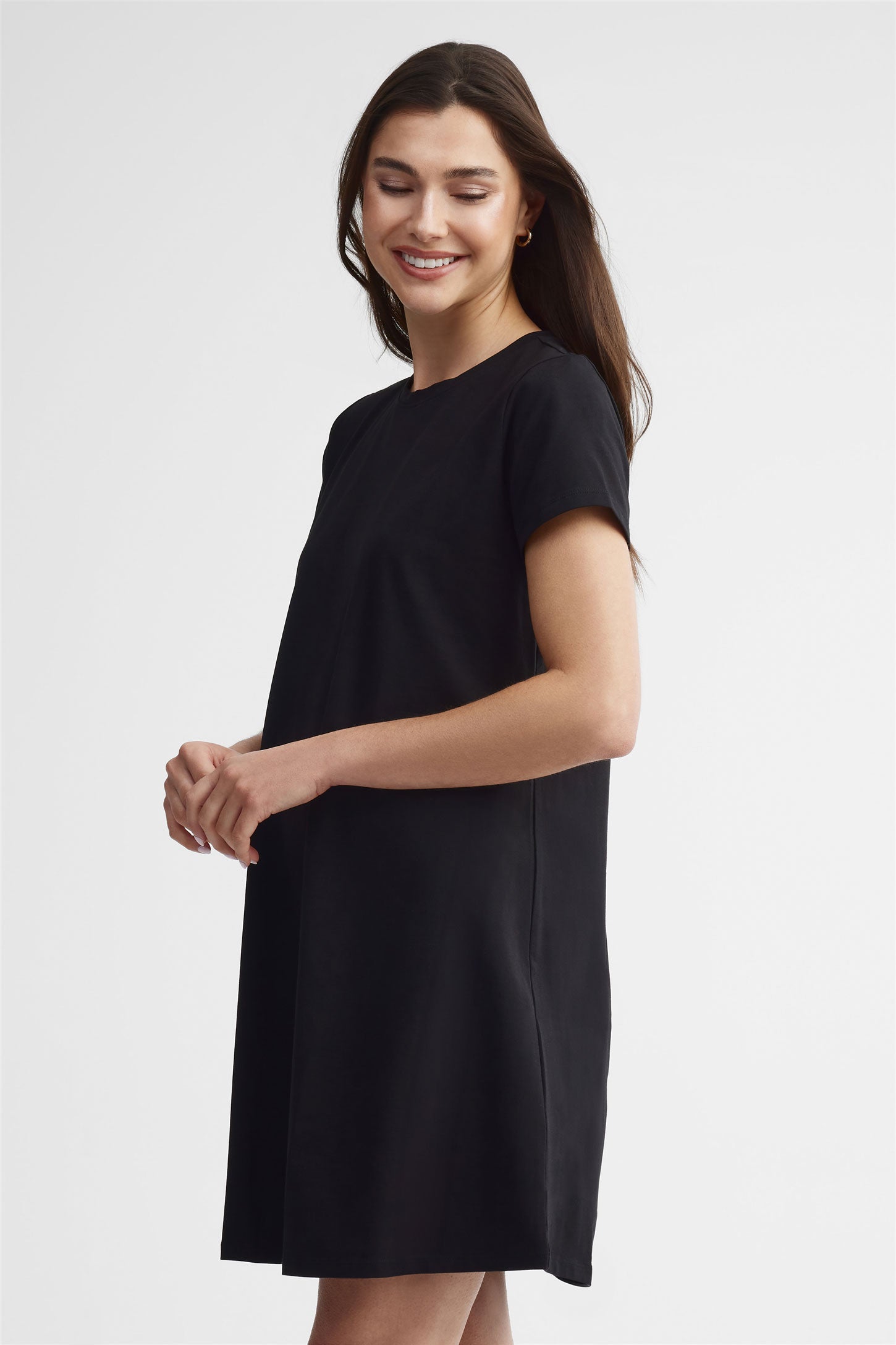 Robe trapèze courte - Femme