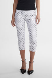 Capri coupe ajustée - Femme && BLANC MULTI