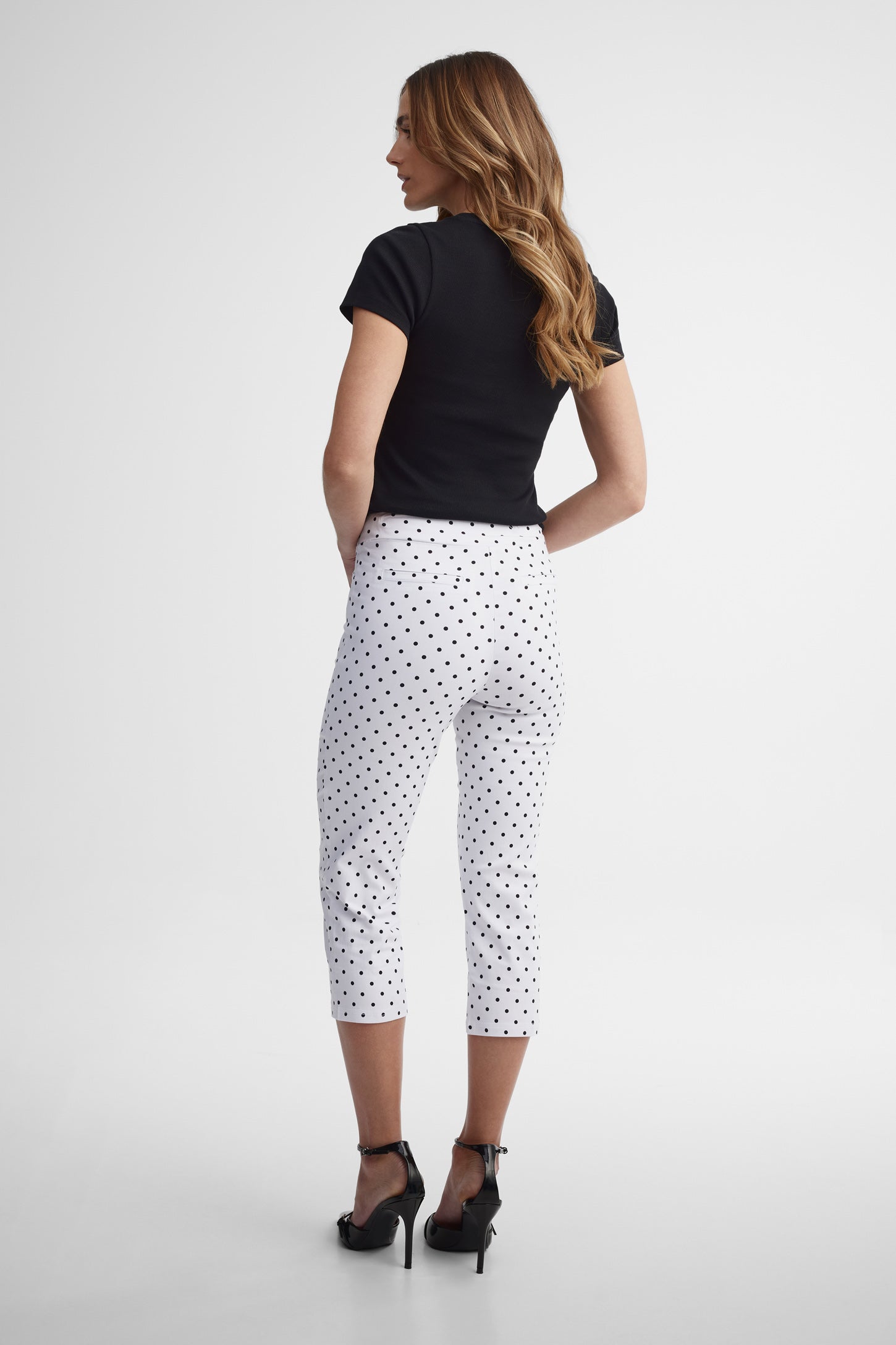 Capri coupe ajustée - Femme && BLANC MULTI