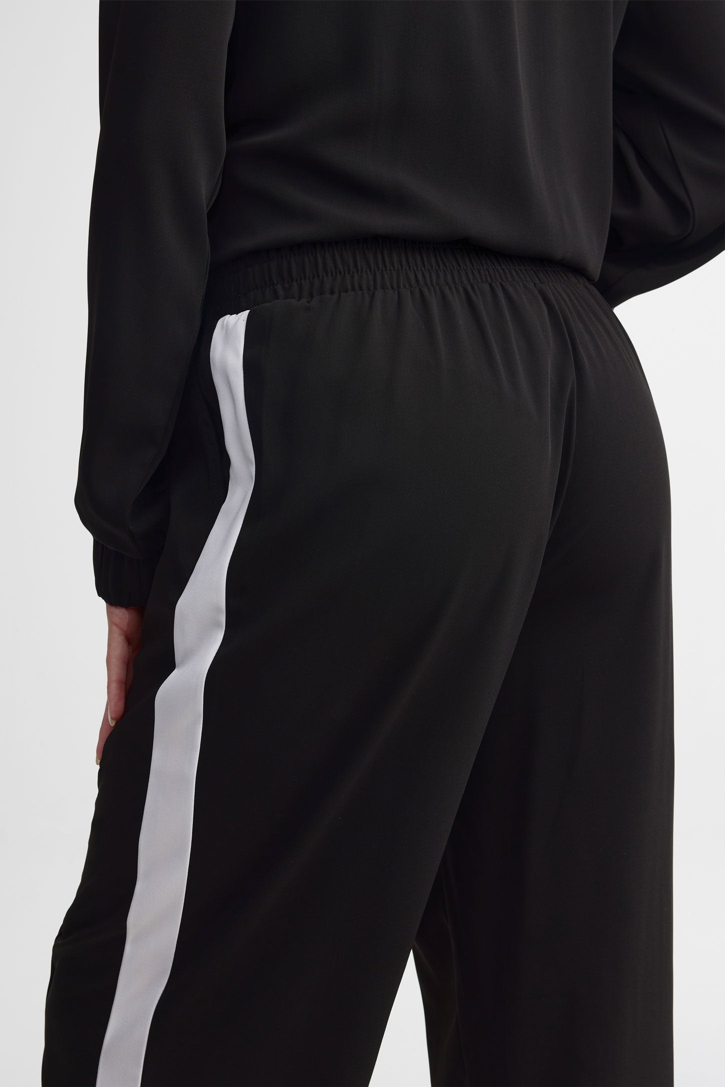 Pantalon jambe large - Femme && NOIR