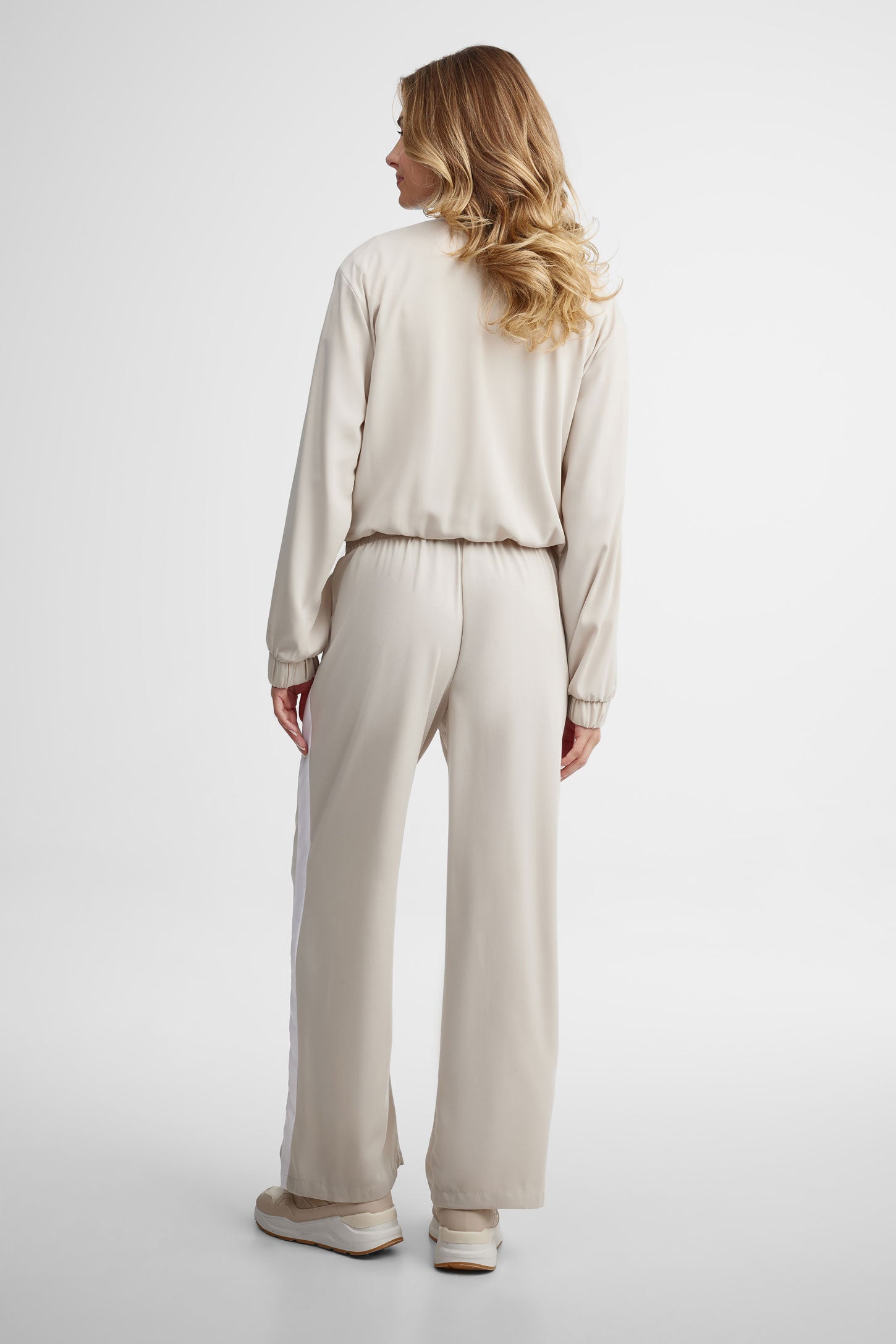 Pantalon jambe large - Femme && BEIGE