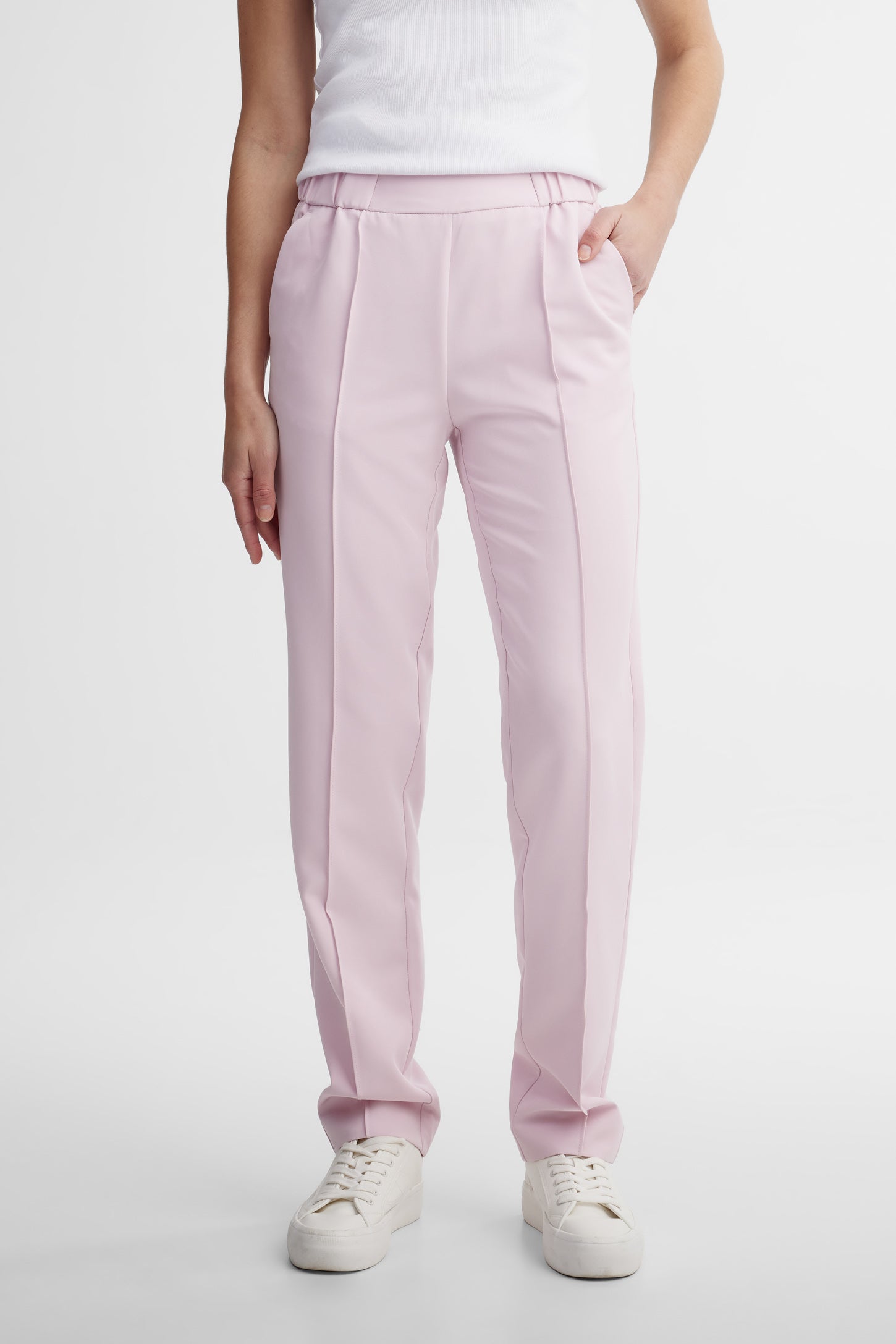 Pantalon jambe fuselée - Femme && ROSE