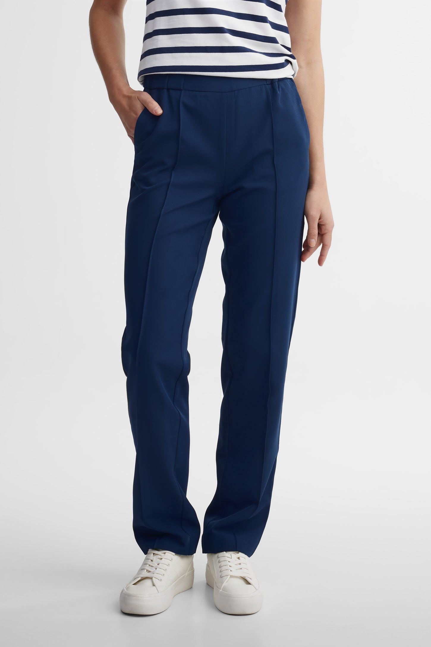Pantalon jambe fuselée - Femme && MARIN