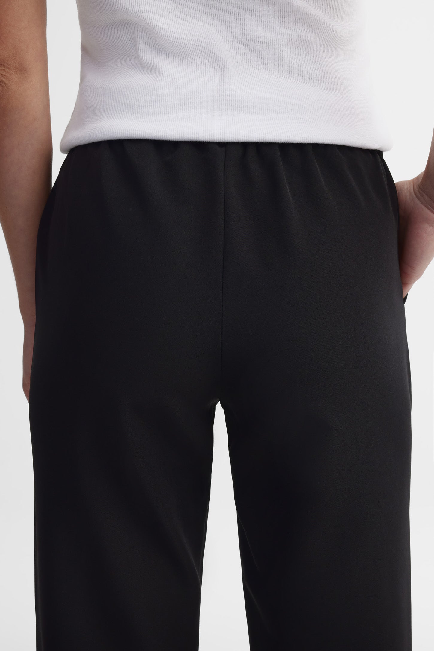 Pantalon jambe fuselée - Femme && NOIR
