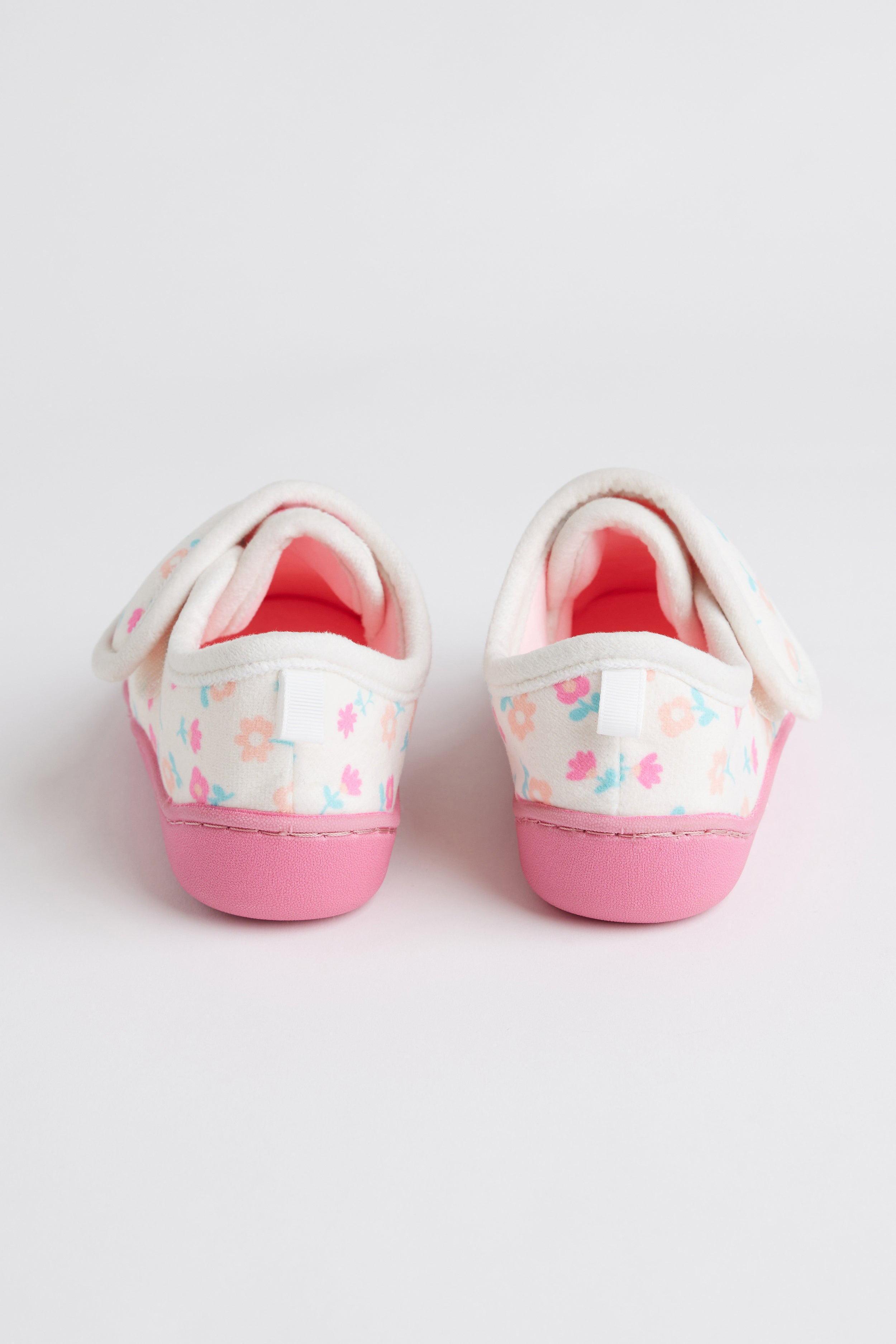 Pantoufles semelles rigides - Enfant fille && BLANC MULTI