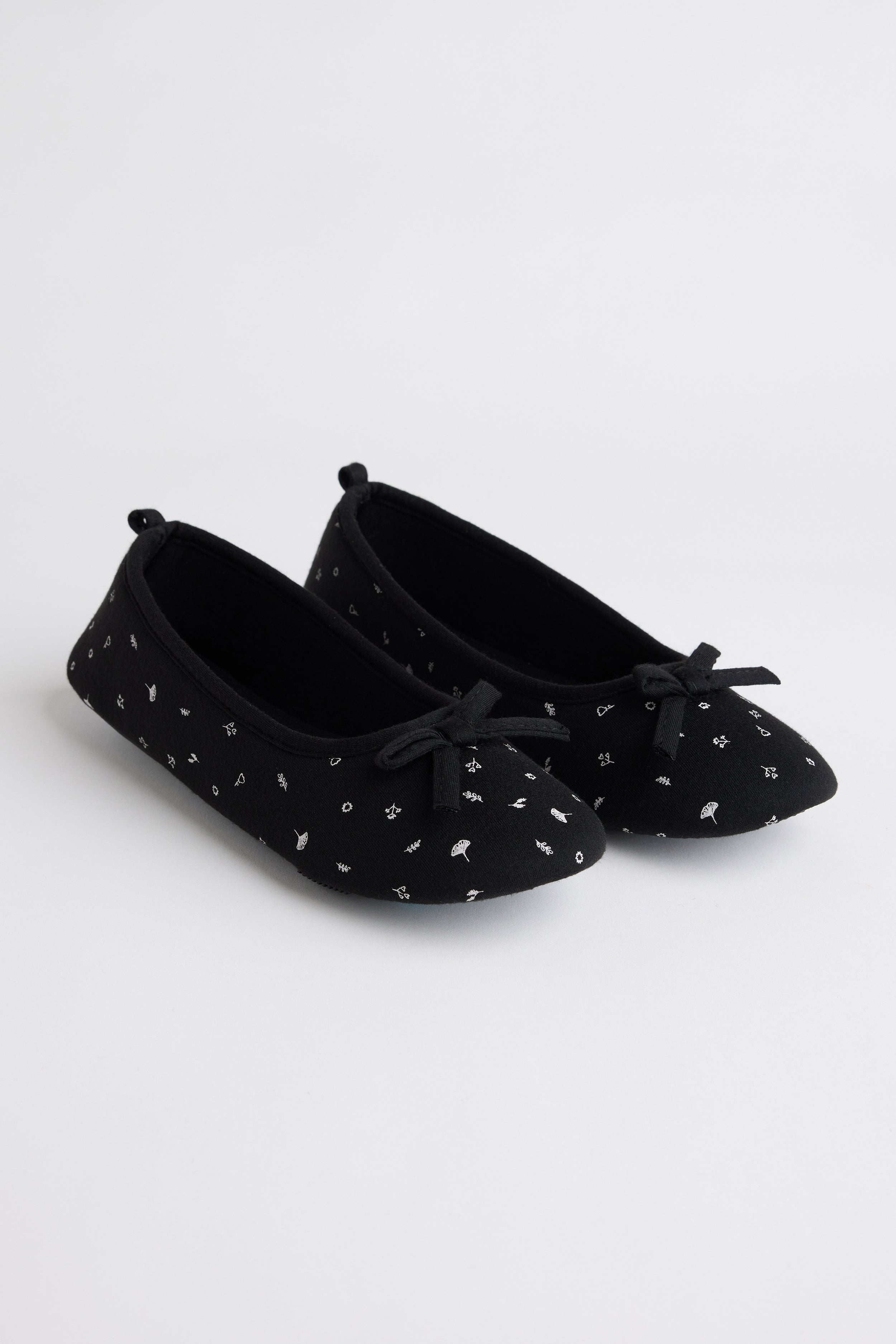 Pantoufles ballerine - Femme && NOIR/MULTI