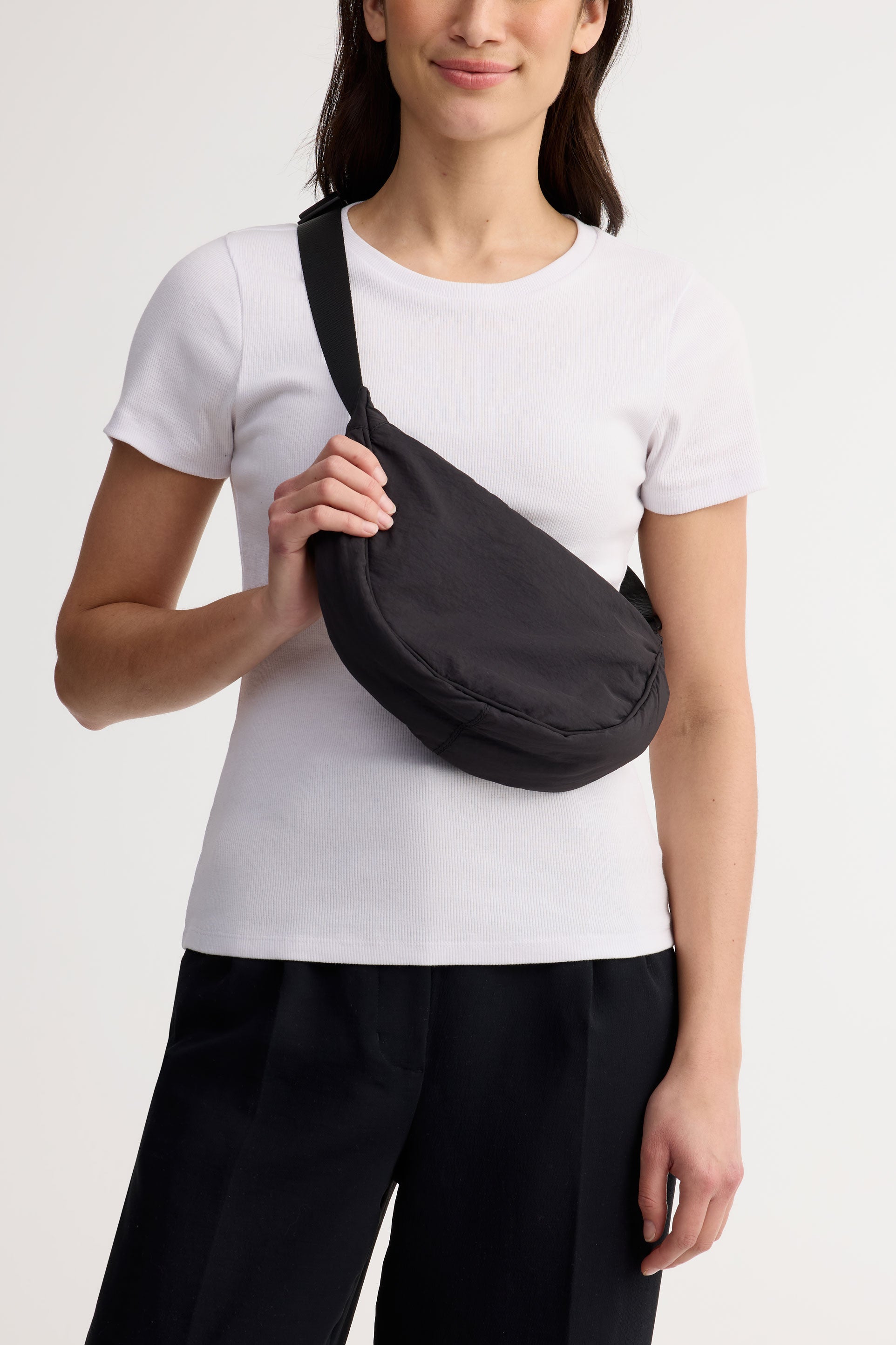 Sac banane à bandoulière - Femme && NOIR
