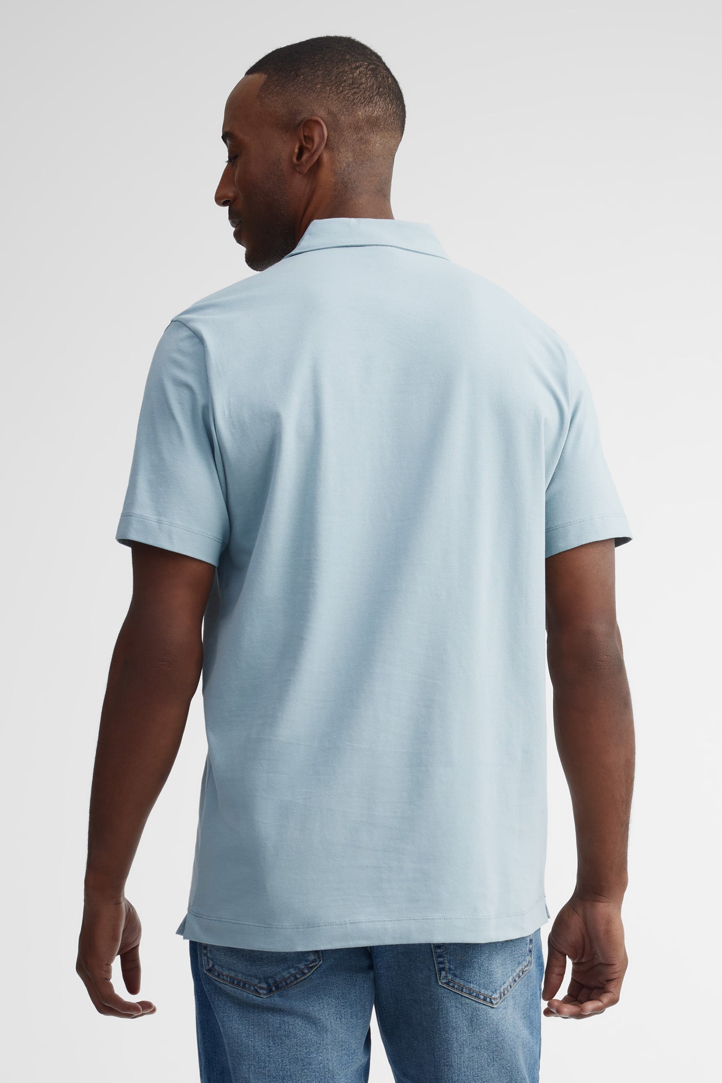 Polo manches courtes semi-ajusté - Homme && VERT