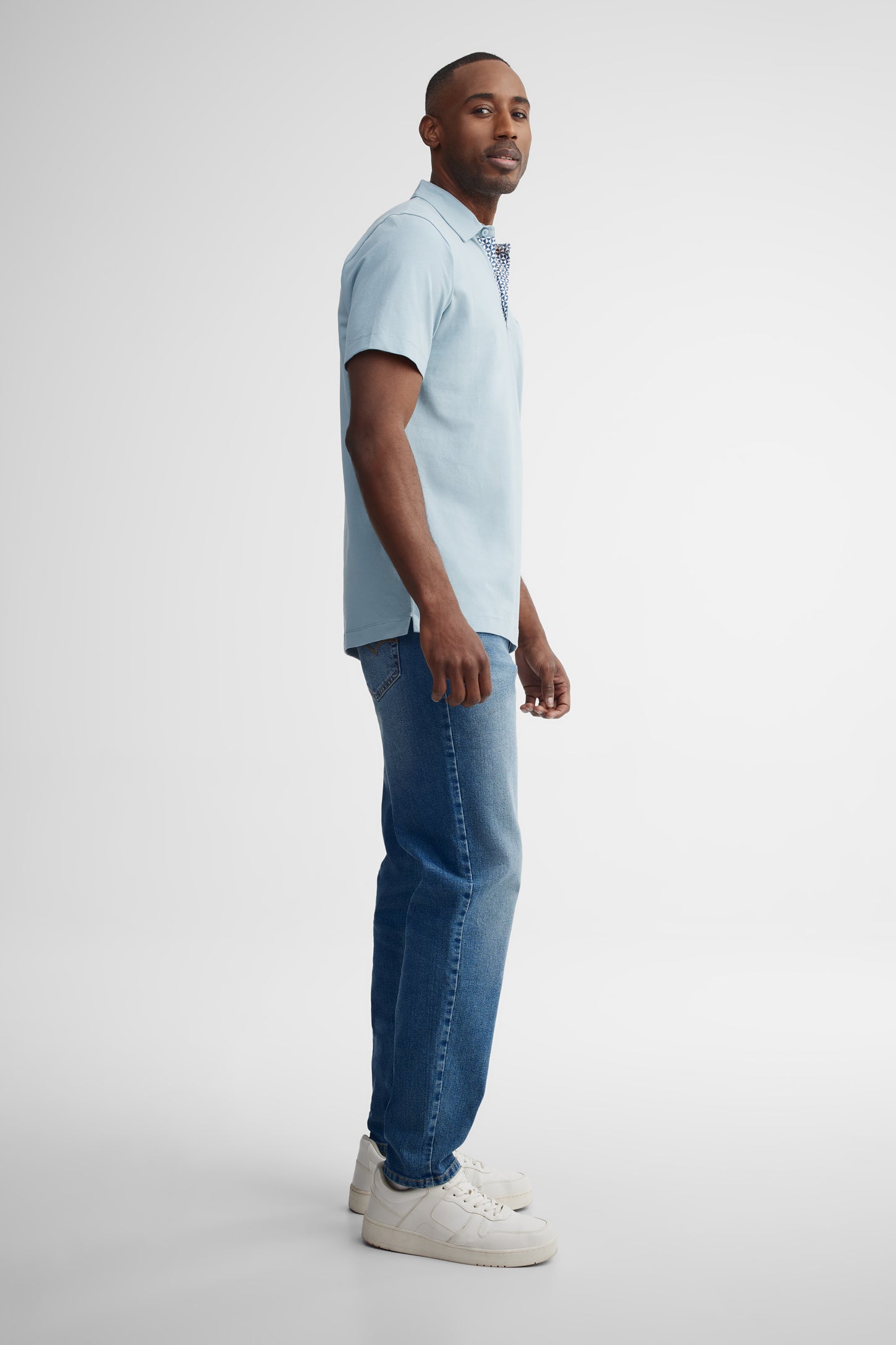 Polo manches courtes semi-ajusté - Homme && VERT
