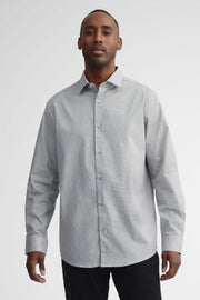 Chemise imprimée coton habillé - Homme && BLANC MULTI