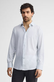 Chemise extensible 4 sens coton - Homme && BLANC MULTI
