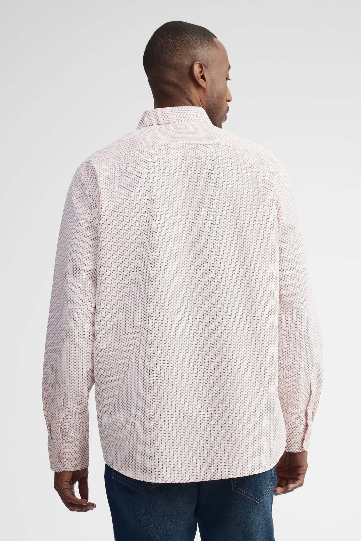 Chemise coupe régulière et cravate - Homme && ROSE