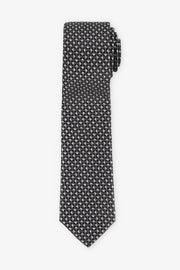 Cravate à motif soie - Homme && NOIR/MULTI