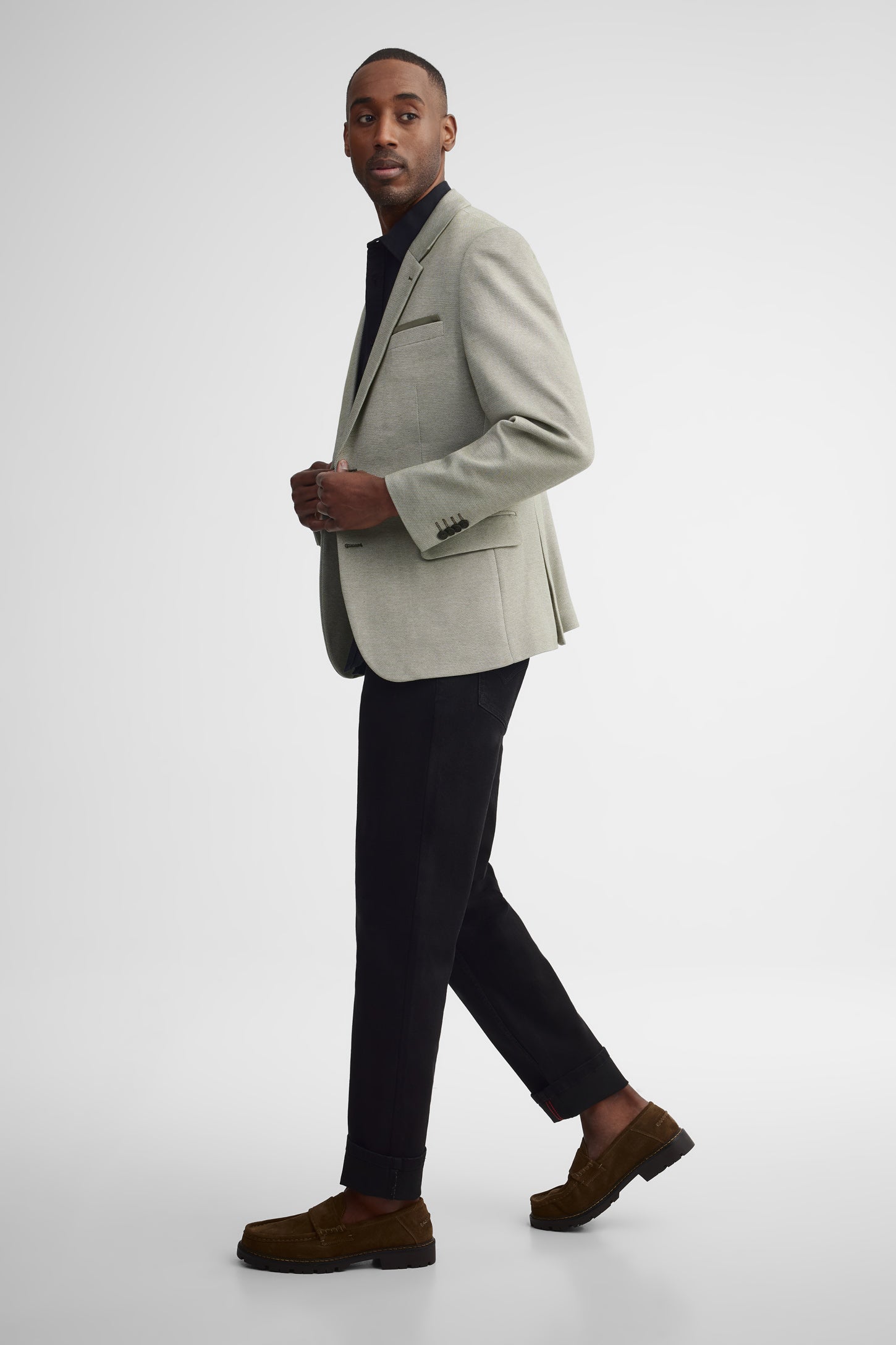 Veston habillé - Homme && VERT/MULTI