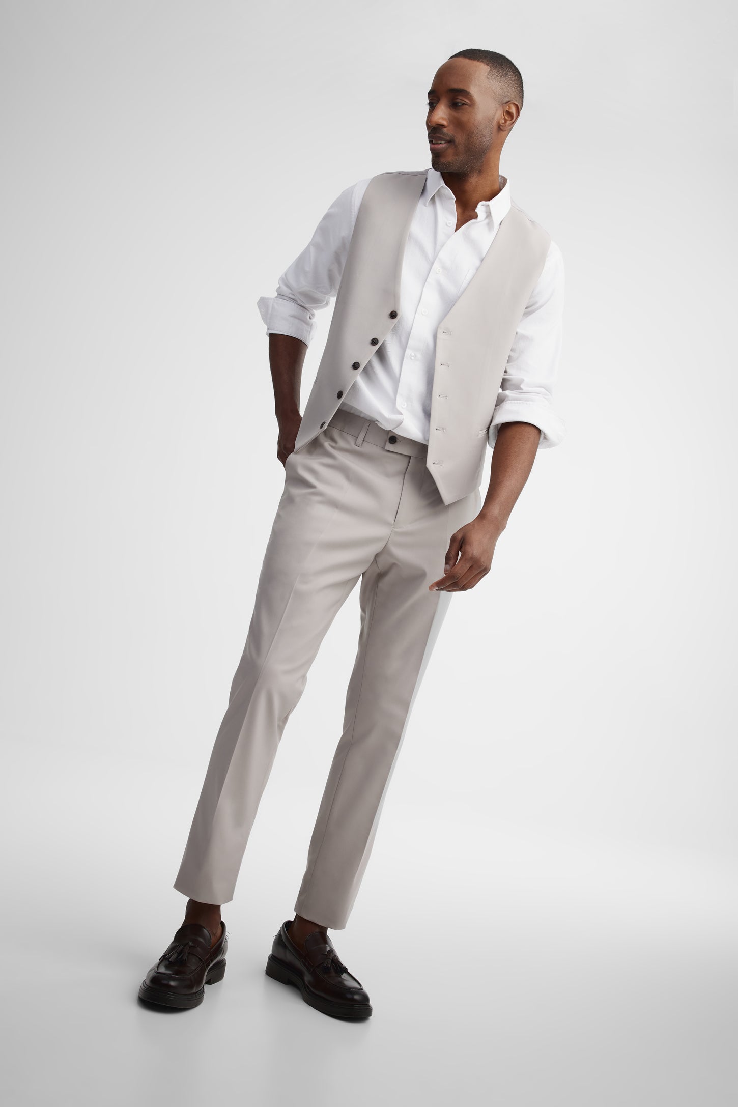 Pantalon habillé - Homme && BEIGE