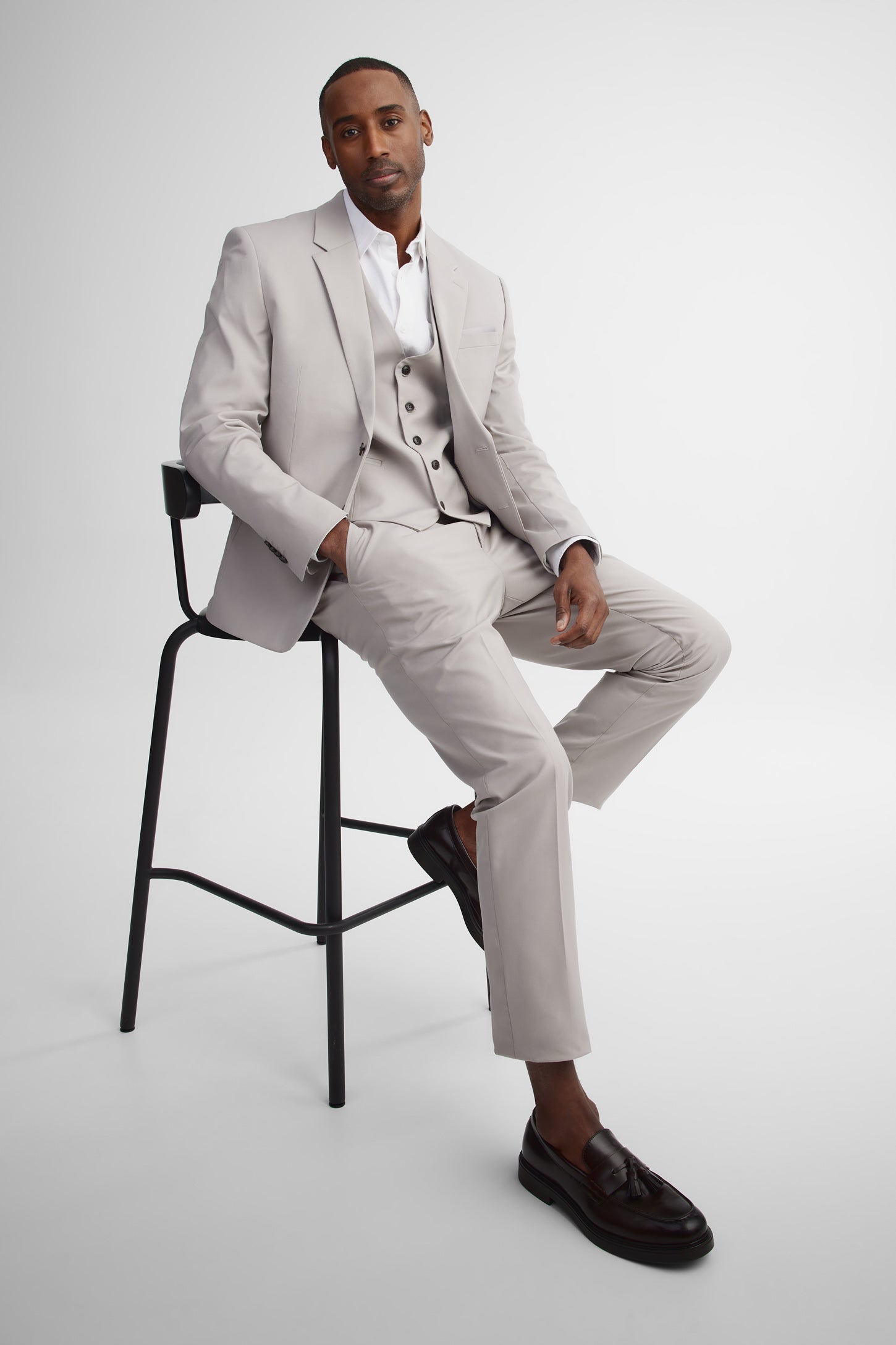 Veston habillé - Homme && BEIGE