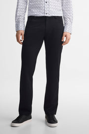 Pantalon coupe semi-ajustée habillé - Homme && NOIR