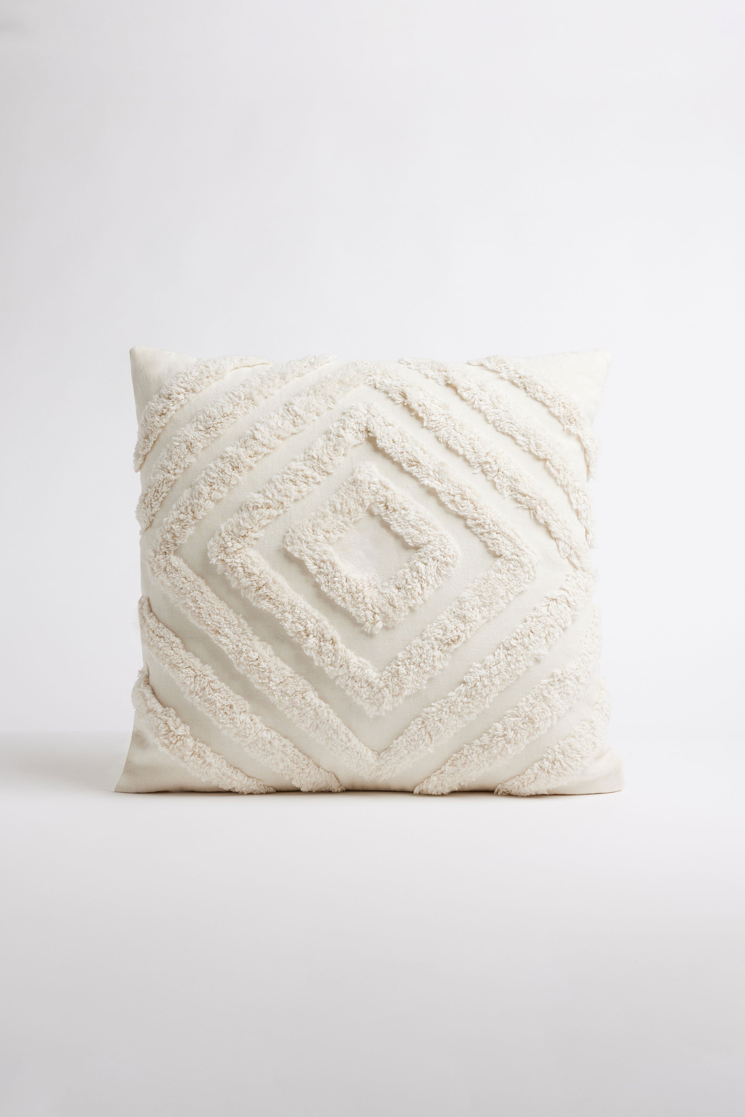 Coussin texturé 20 x 20 - Maison && BLANC CASSÉ