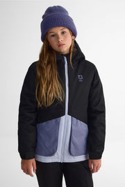 Manteau de ski isolé - Ado fille && NOIR
