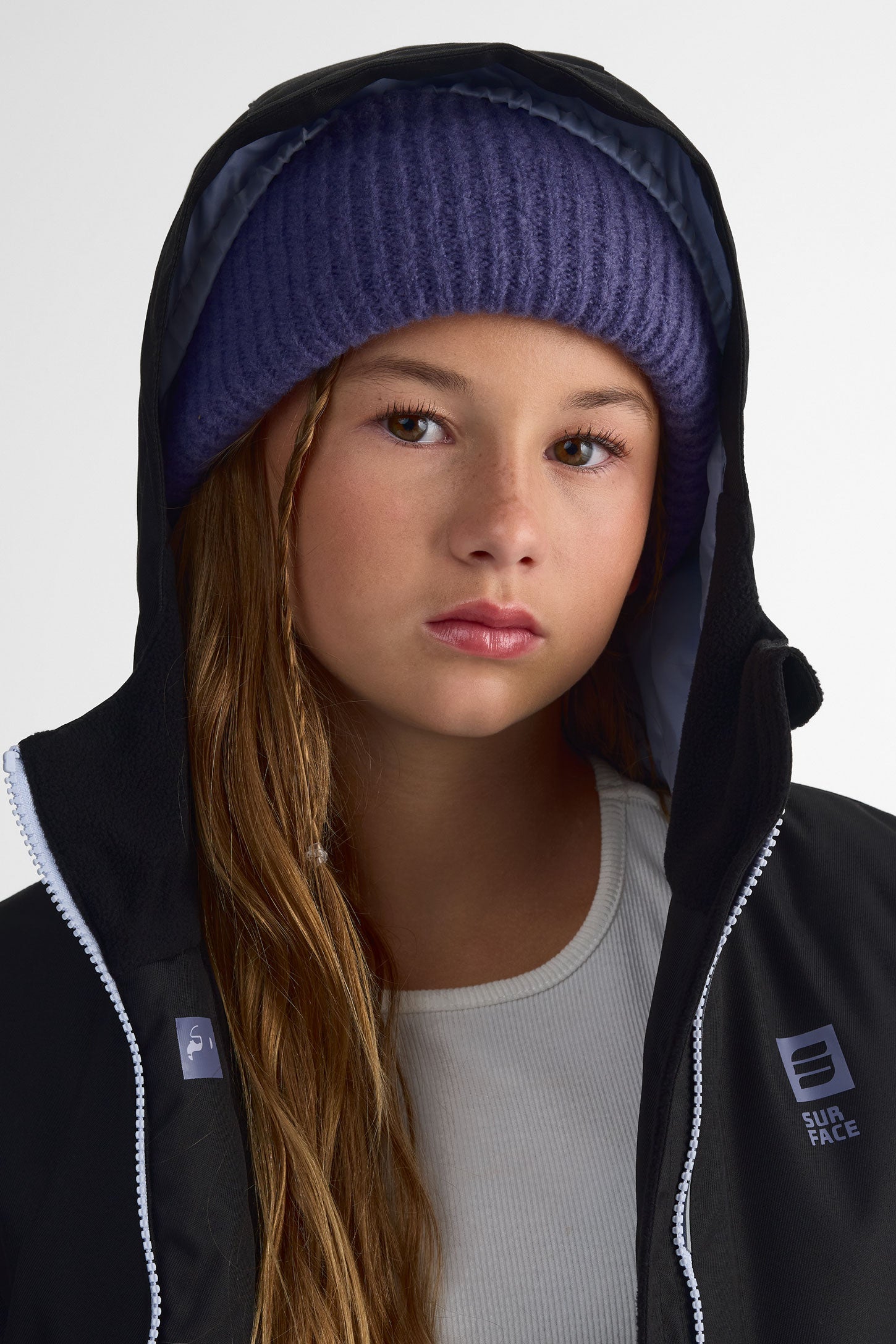 Manteau de ski isolé - Ado fille && NOIR