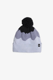 Tuque en tricot doublée micro polar - Ado fille && NOIR