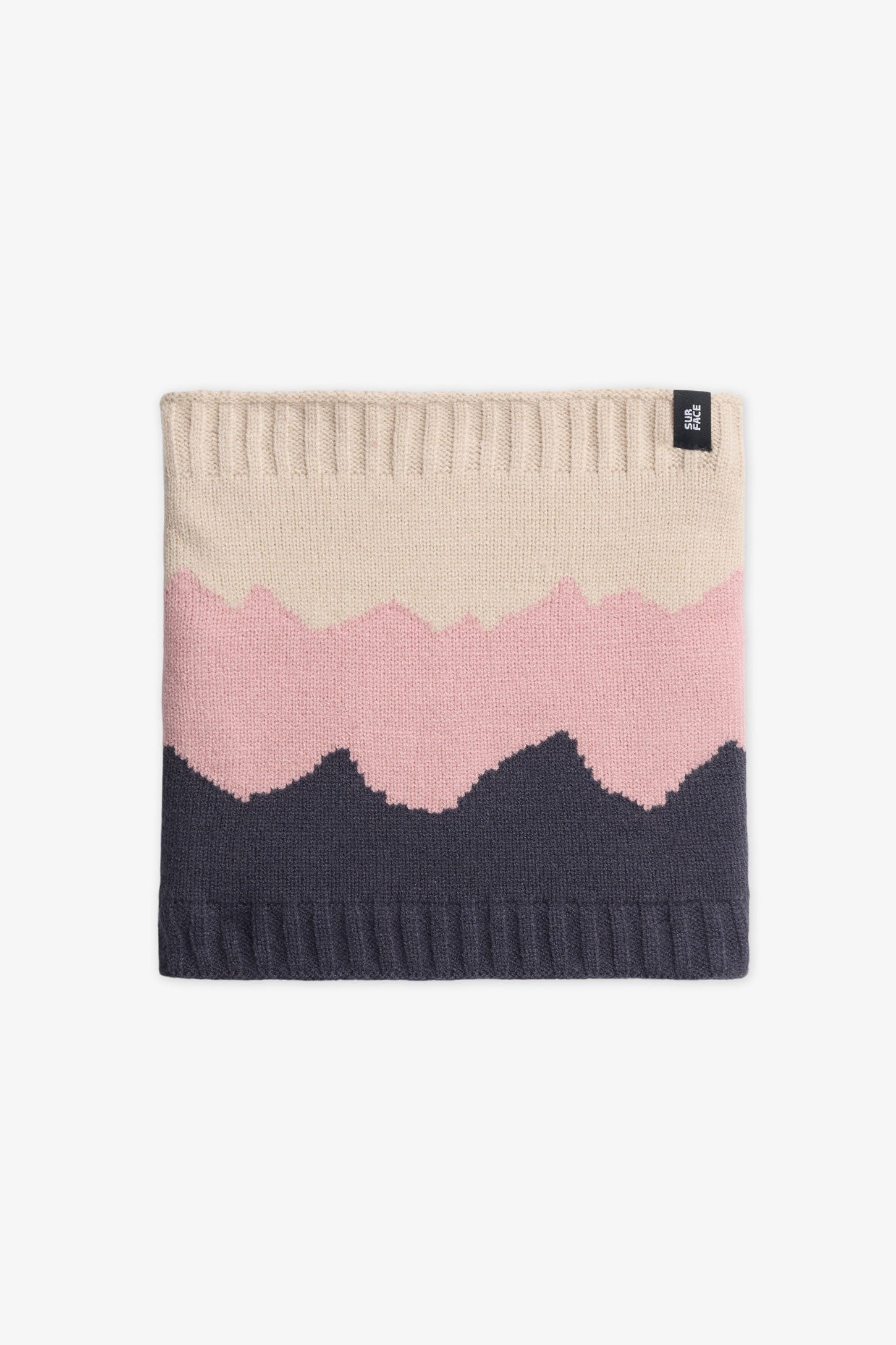 Cache-cou tricot doublé micro polar - Ado fille && BEIGE