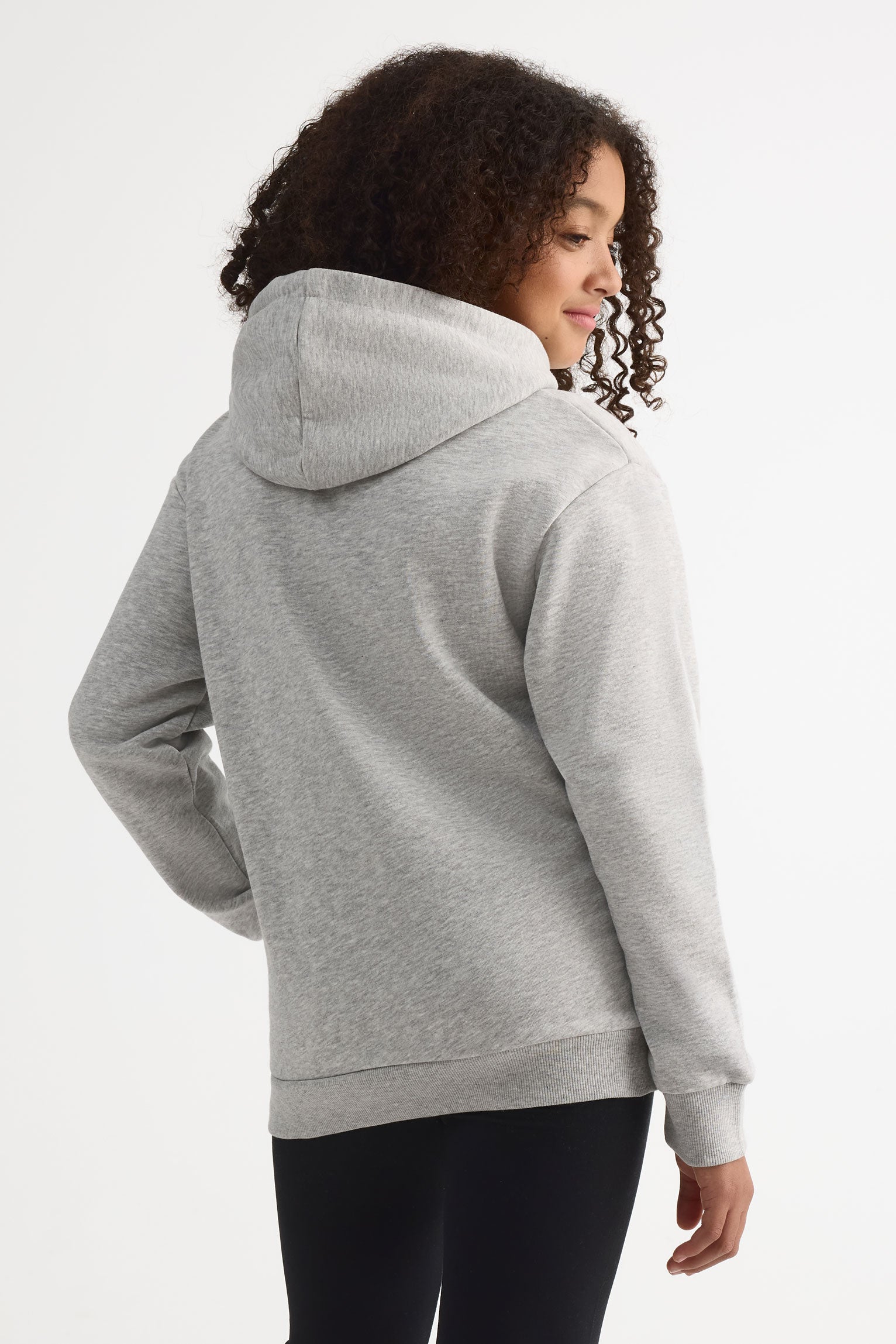 Chandail ouaté à capuchon – Ado fille && GRIS MIXTE