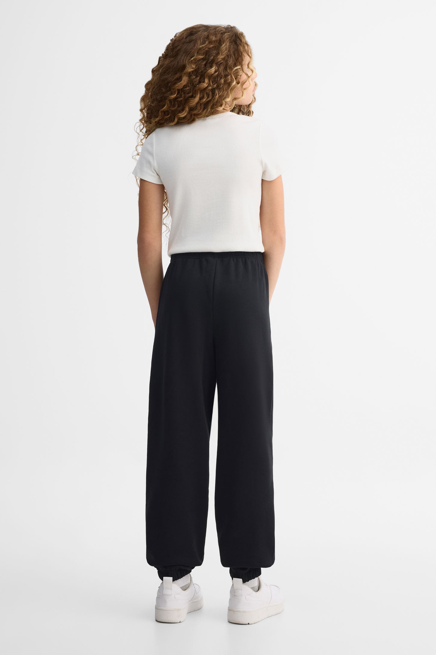 Pantalon jogging avec poches - Ado fille && NOIR