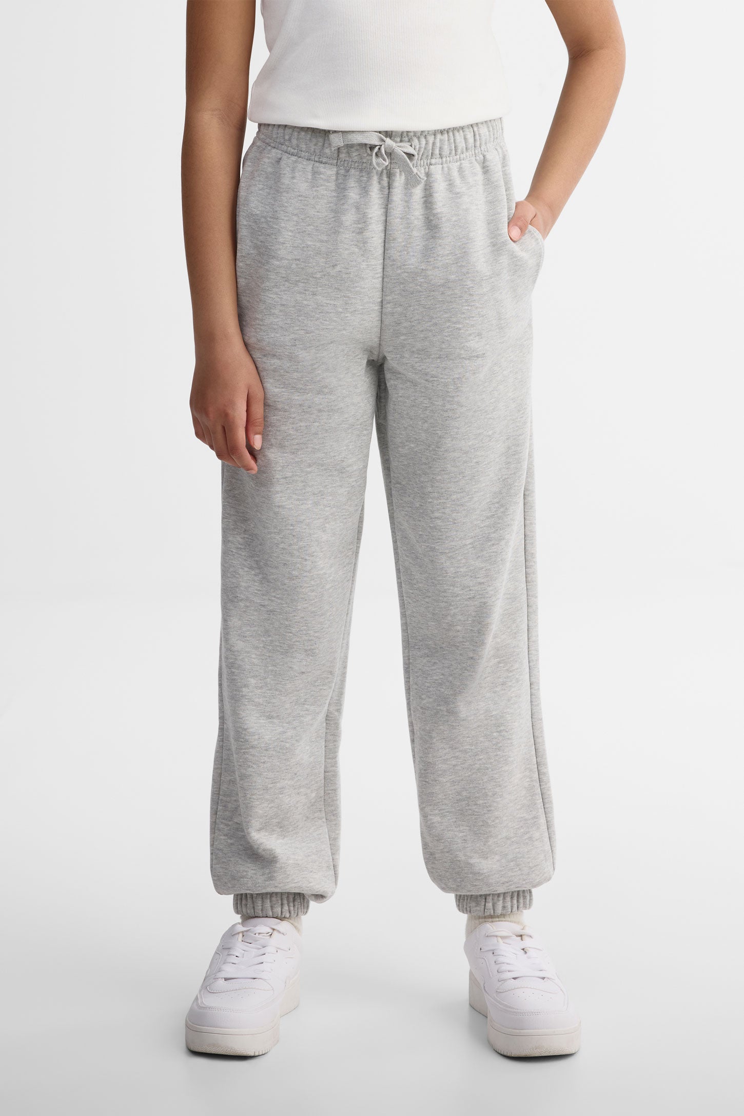 Pantalon jogging avec poches - Ado fille && GRIS MIXTE