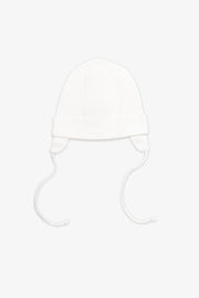 Chapeau à cordons uni - Bébé && BLANC