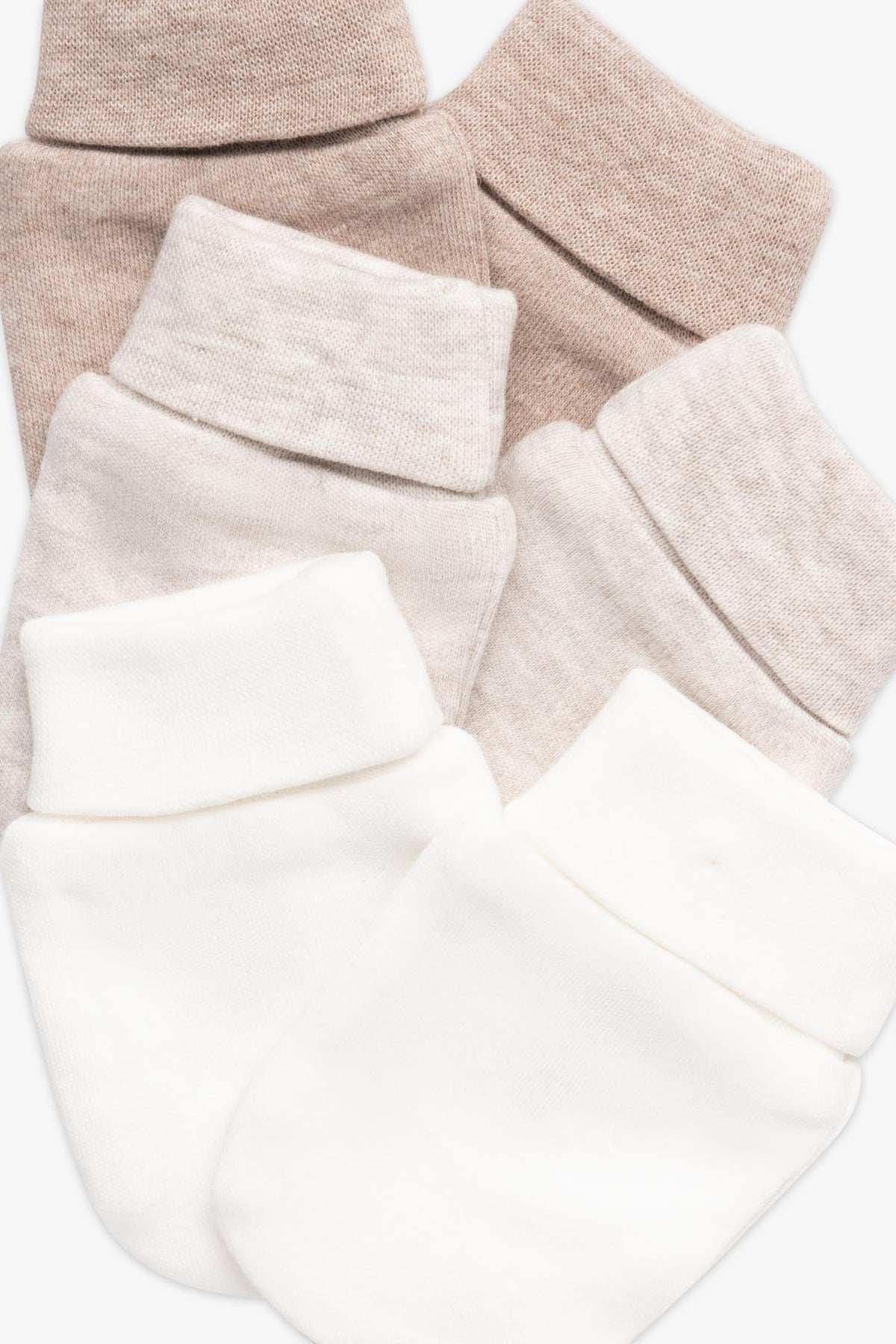 Multi pack de mitaines pour bébé - 3 paires && BLANC
