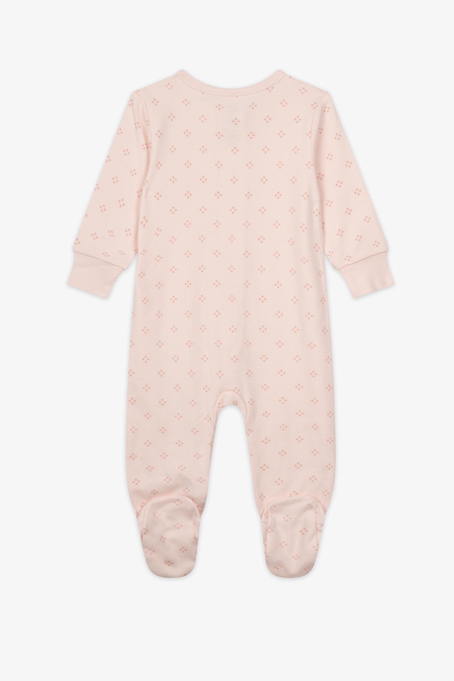 Pyjama 1-pièce coton bio - Bébé && ROSE