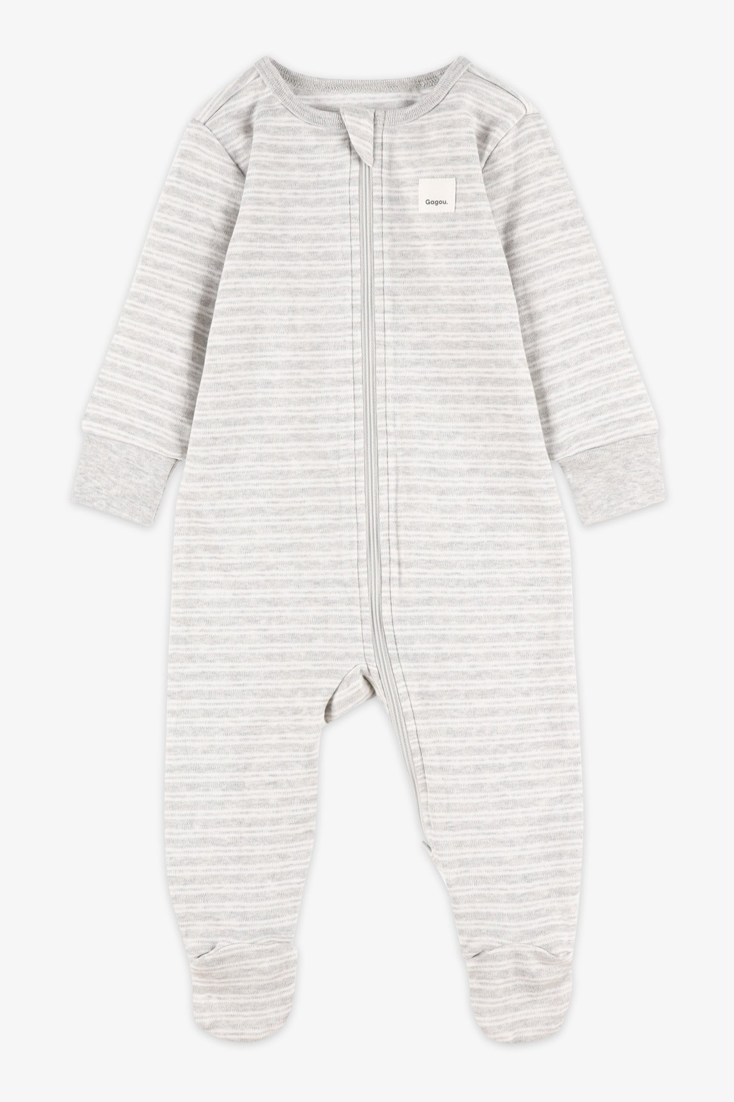 Pyjama 1-pièce coton bio, 2/30$ - Bébé && GRIS MIXTE
