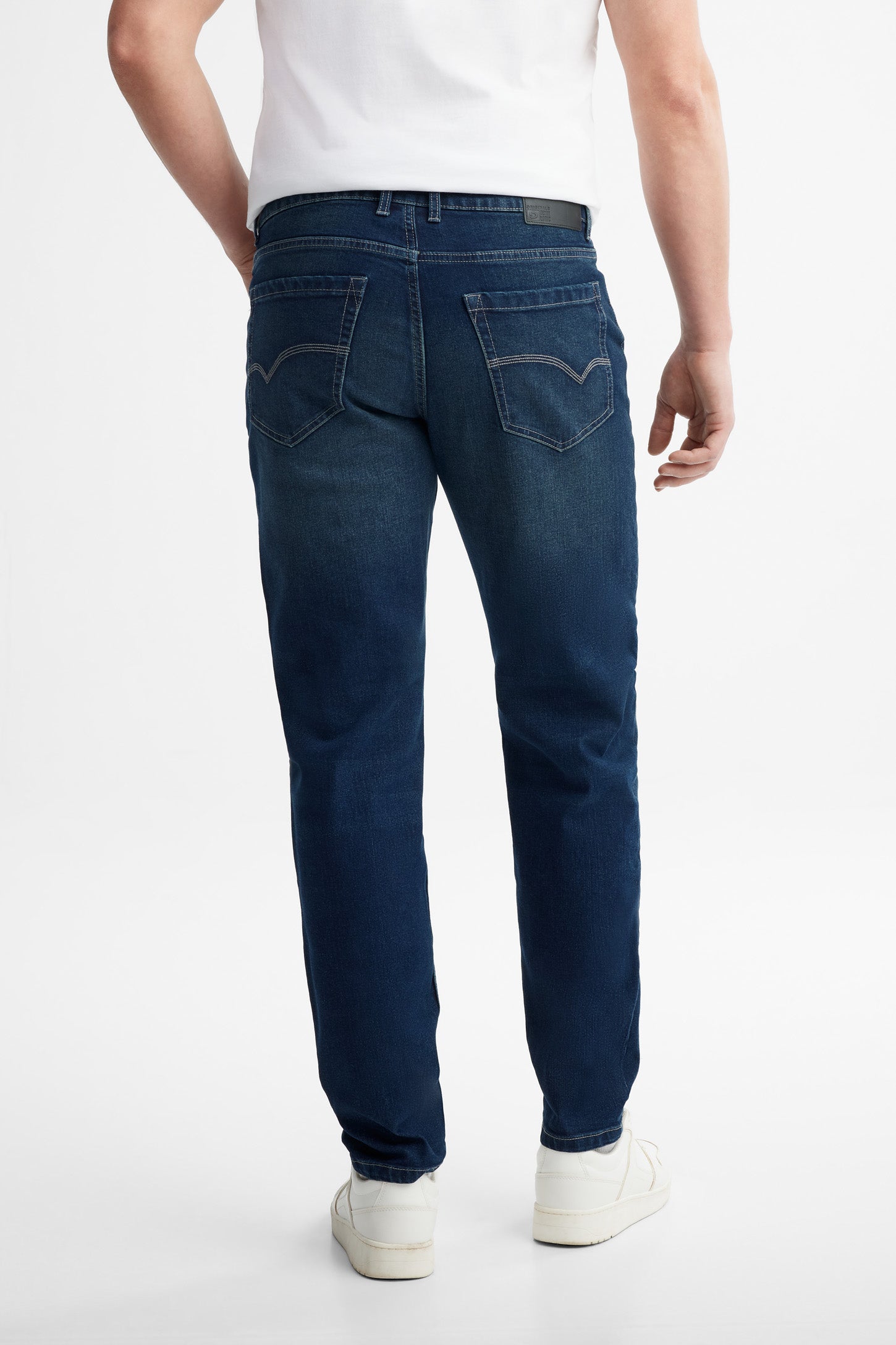 Jeans 5 poches coupe confort - Homme && INDIGO