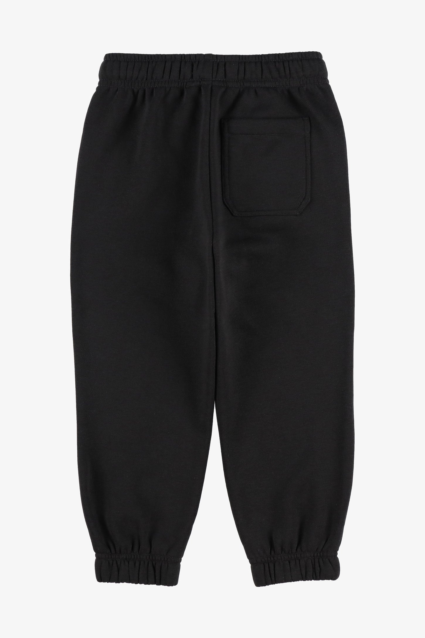 Pantalon jogger coton ouaté - Enfant fille && NOIR
