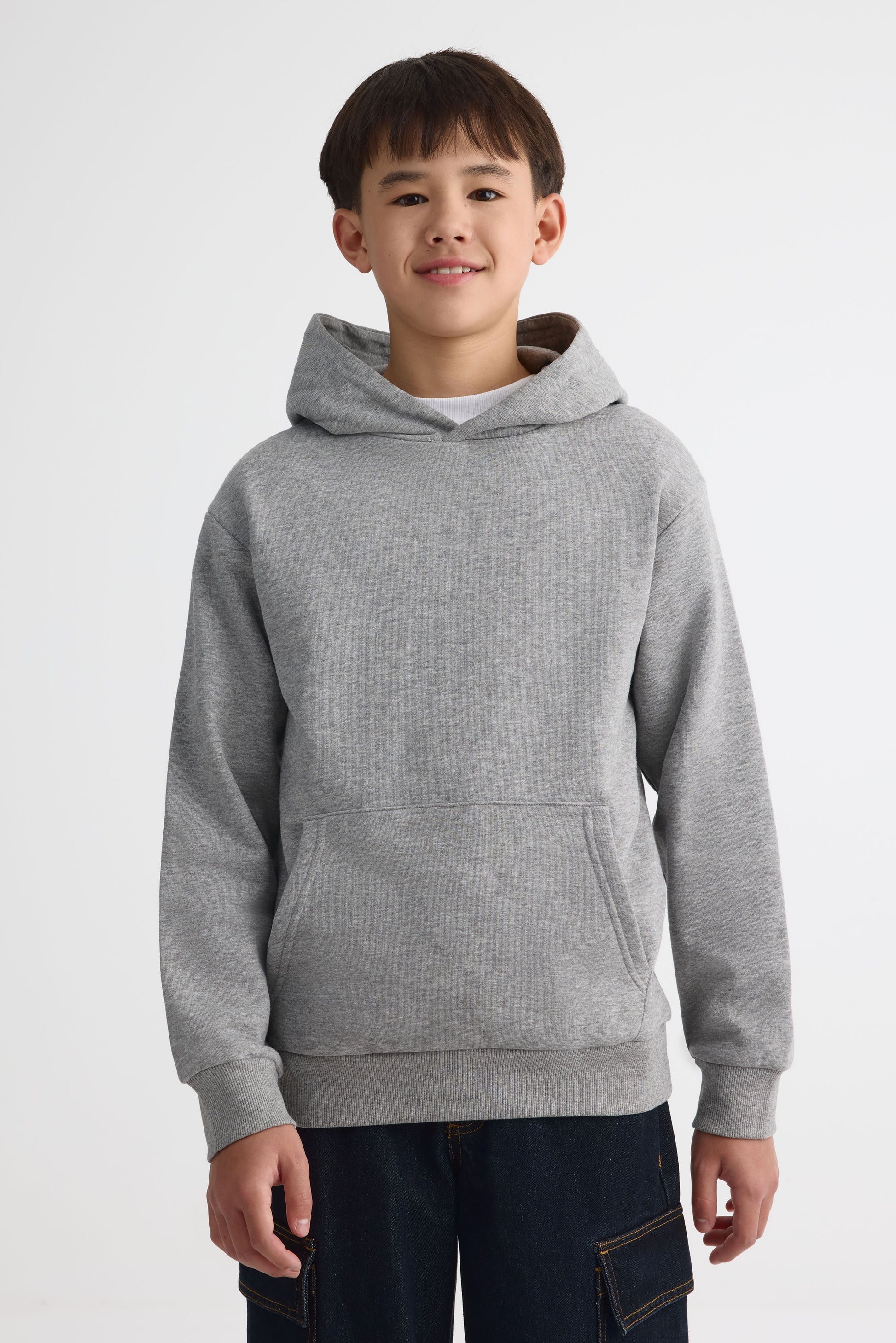 Chandail ouaté à capuchon - Ado garçon && GRIS MIXTE