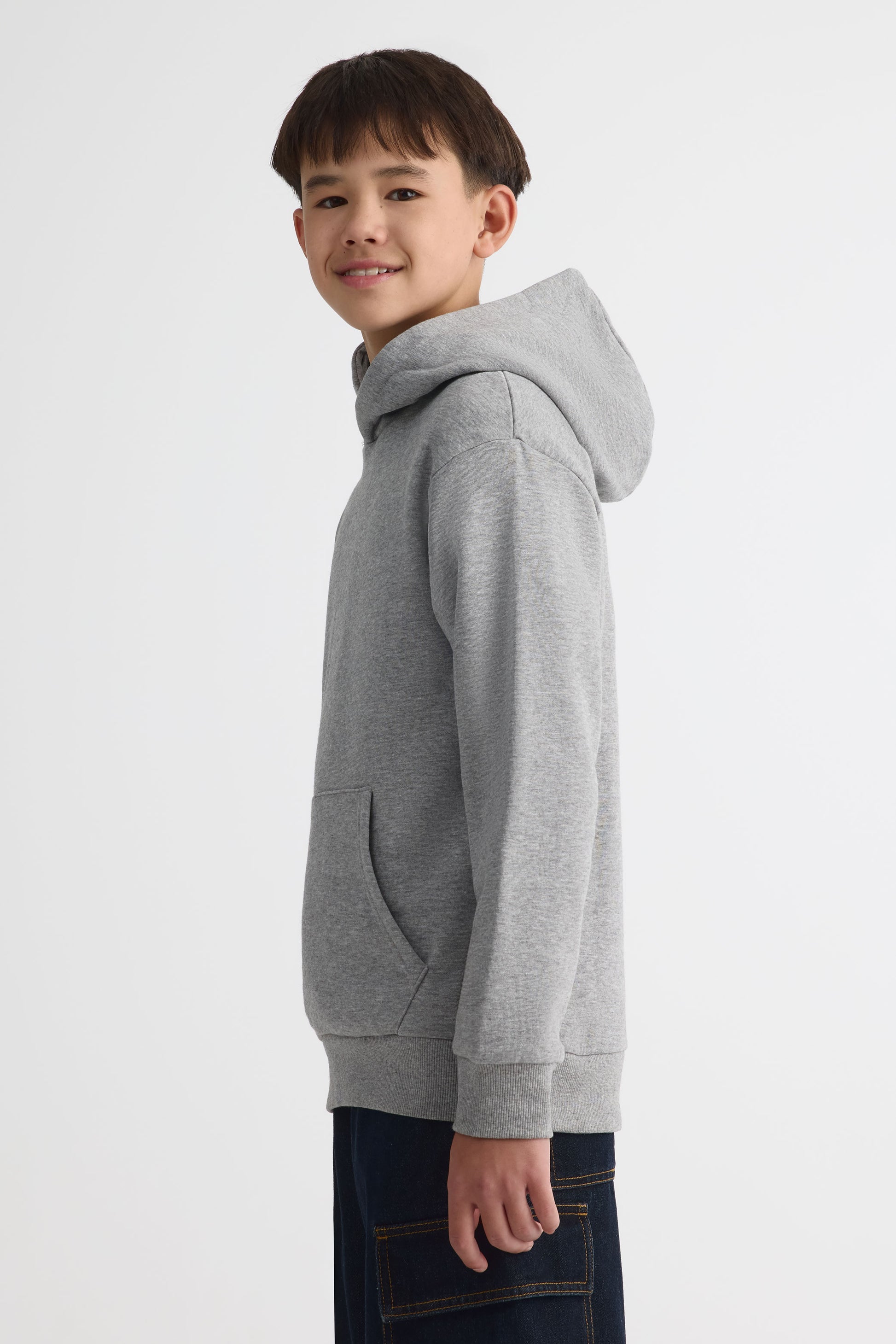 Chandail ouaté à capuchon - Ado garçon && GRIS MIXTE